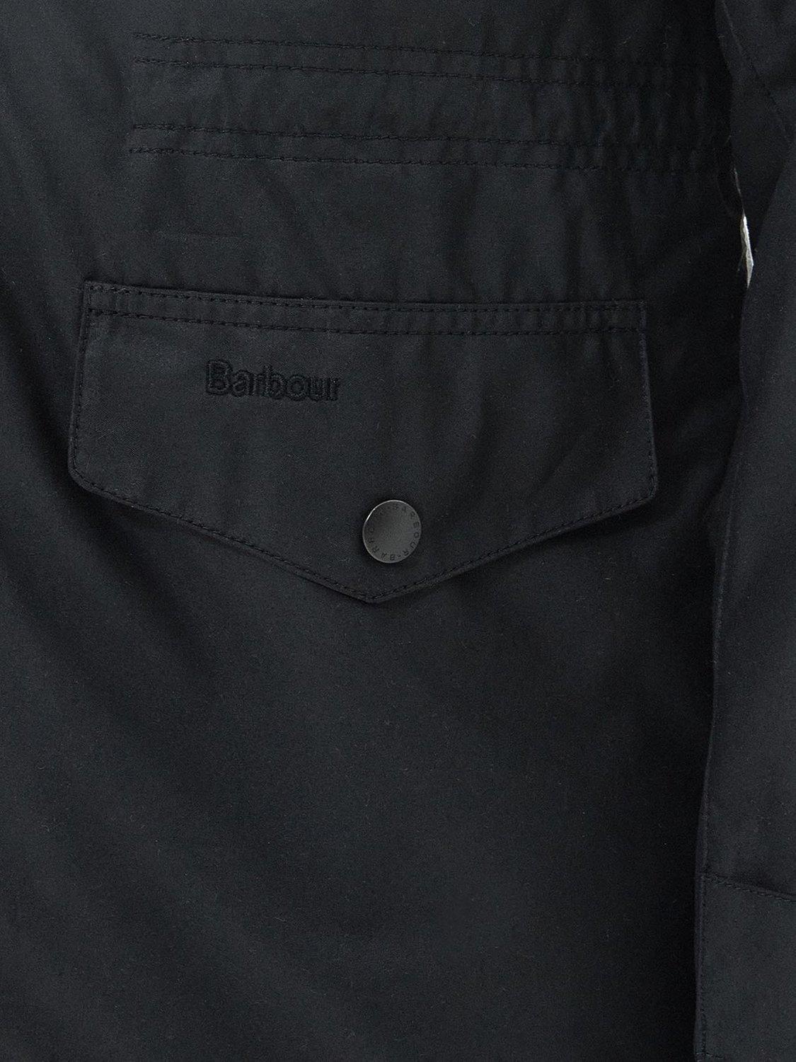 Product image 6 of 11, which shows Barbour Sapper Waxed Cotton Jacket, Black/Classic, XXL