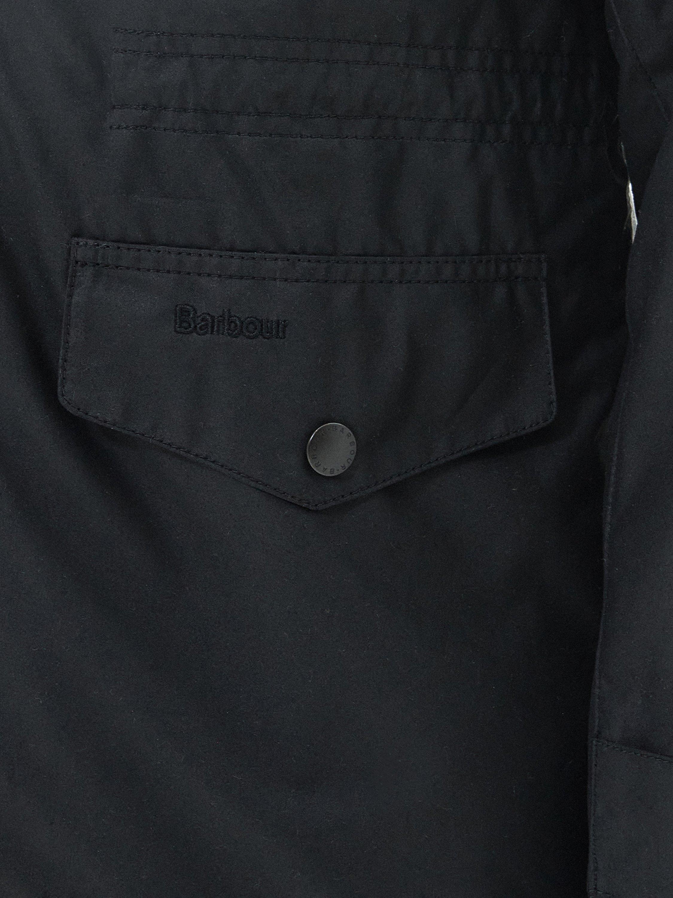 Product image 8 of 11, which shows Barbour Sapper Waxed Cotton Jacket, Black/Classic, XXL