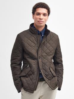 Barbour Powell Quilted Jacket, Olive, Olive