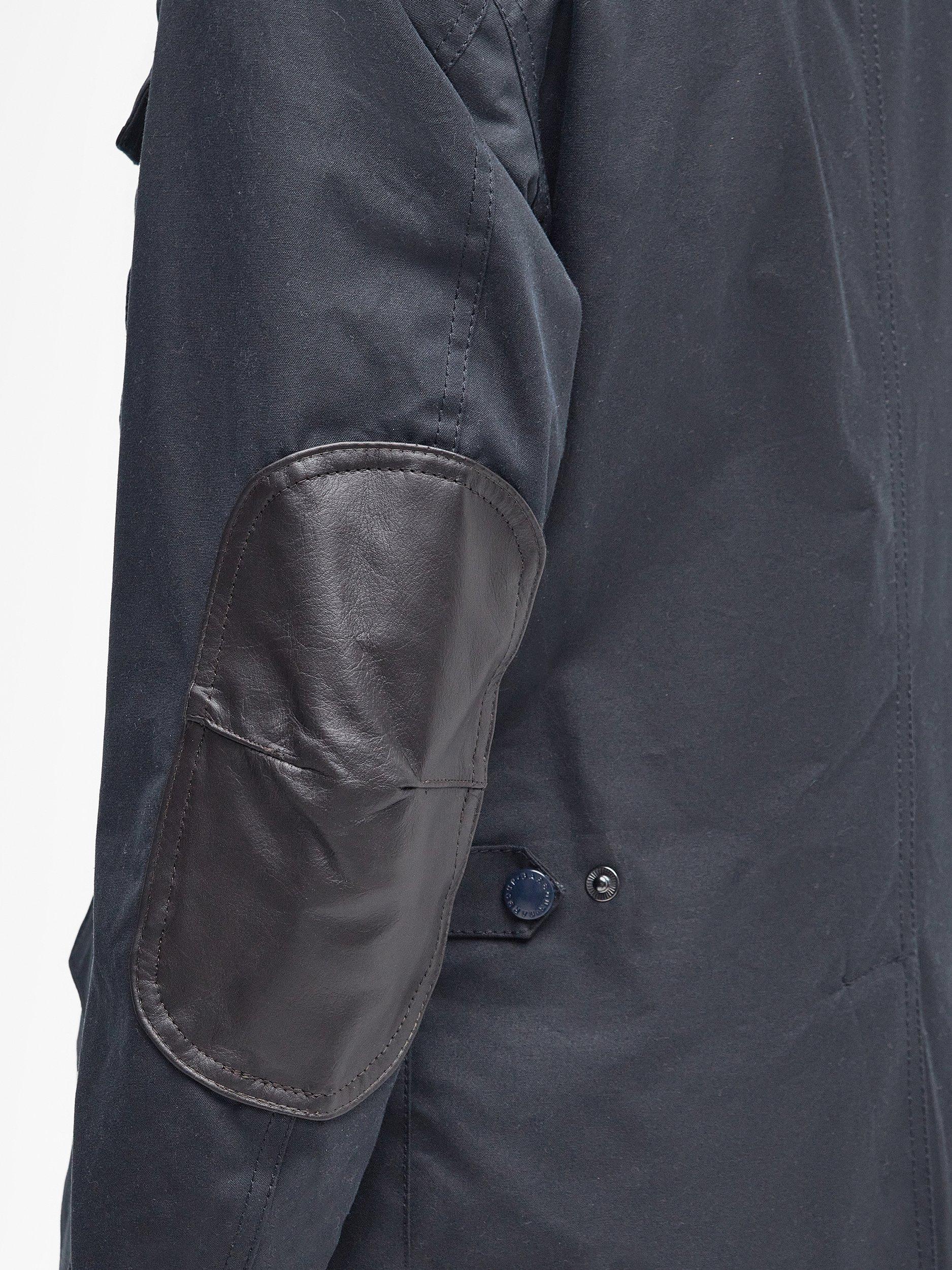Product image 6 of 10, which shows Barbour Ogston Waxed Cotton Jacket, Navy, XL