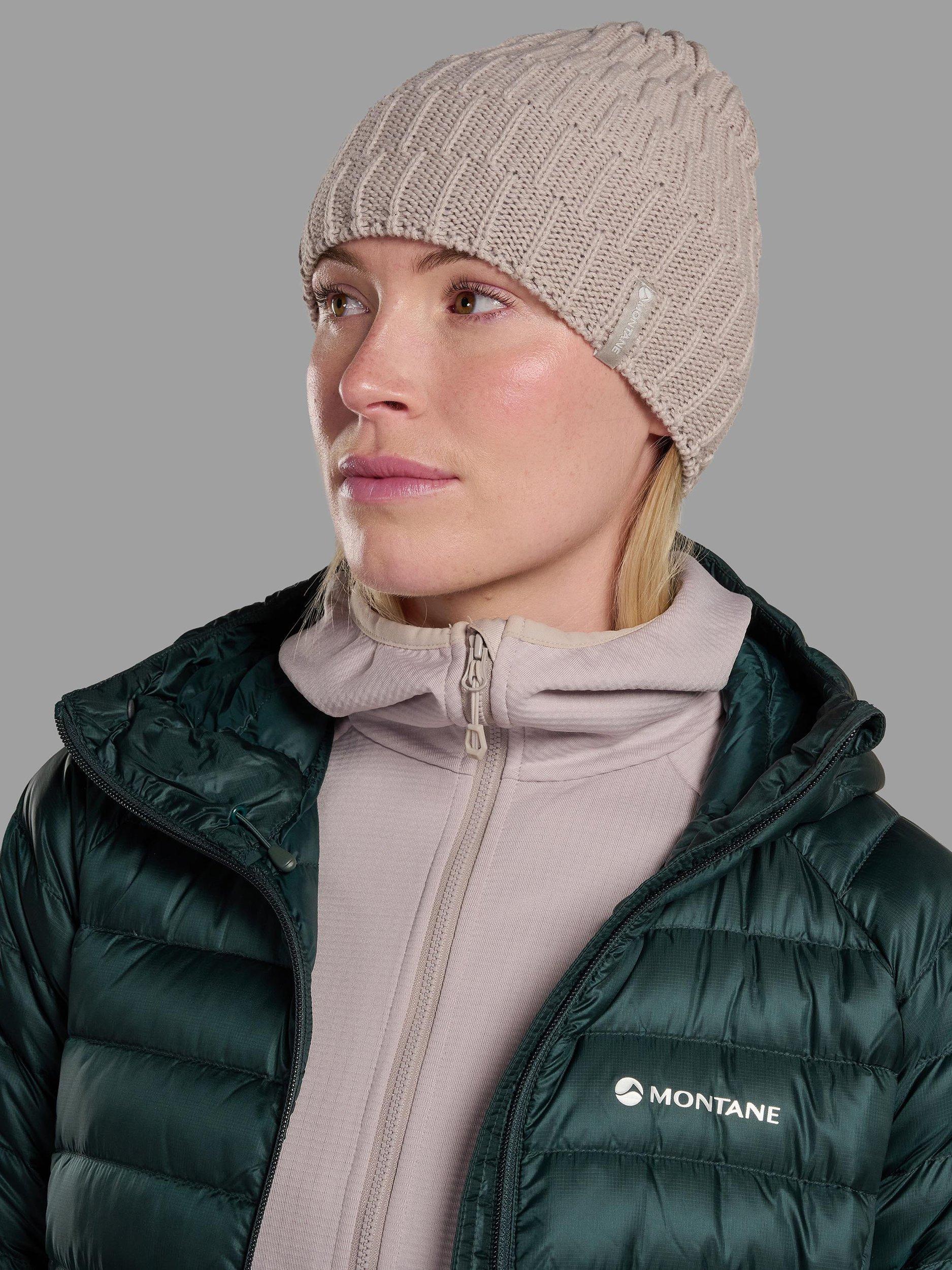 Product image 3 of 3, which shows Montane Windjammer Halo Beanie, Oyster, One Size