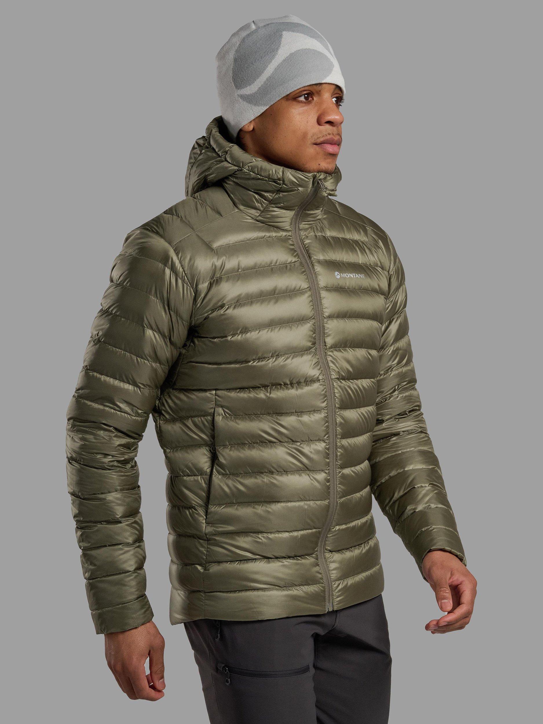 Product image 1 of 9, which shows Men's Anti Freeze Hooded Down Jacket, Caper, S