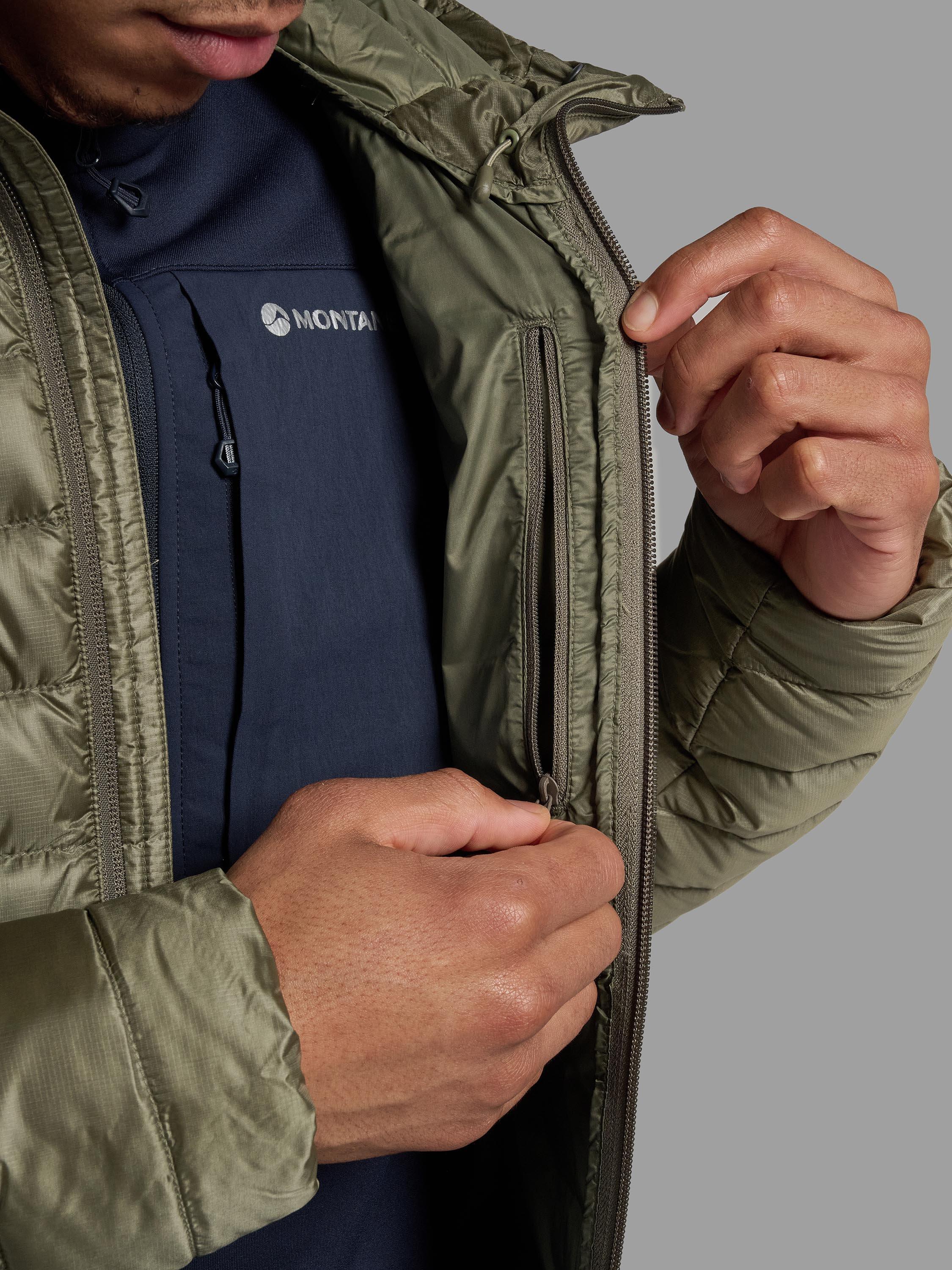 Product image 6 of 9, which shows Men's Anti Freeze Hooded Down Jacket, Caper, S