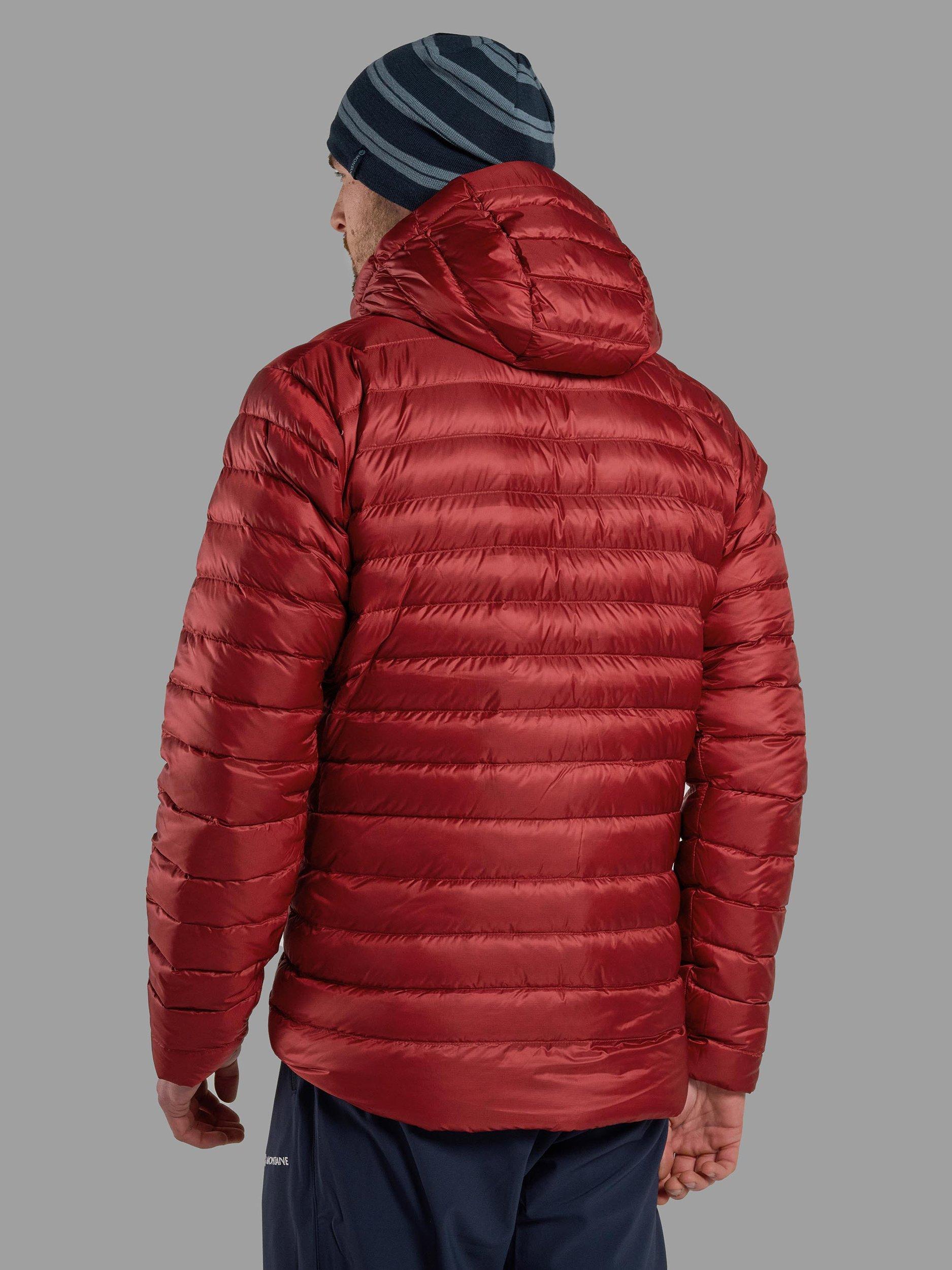 Product image 2 of 9, which shows Men's Anti Freeze Hooded Down Jacket, Dark Maple, S