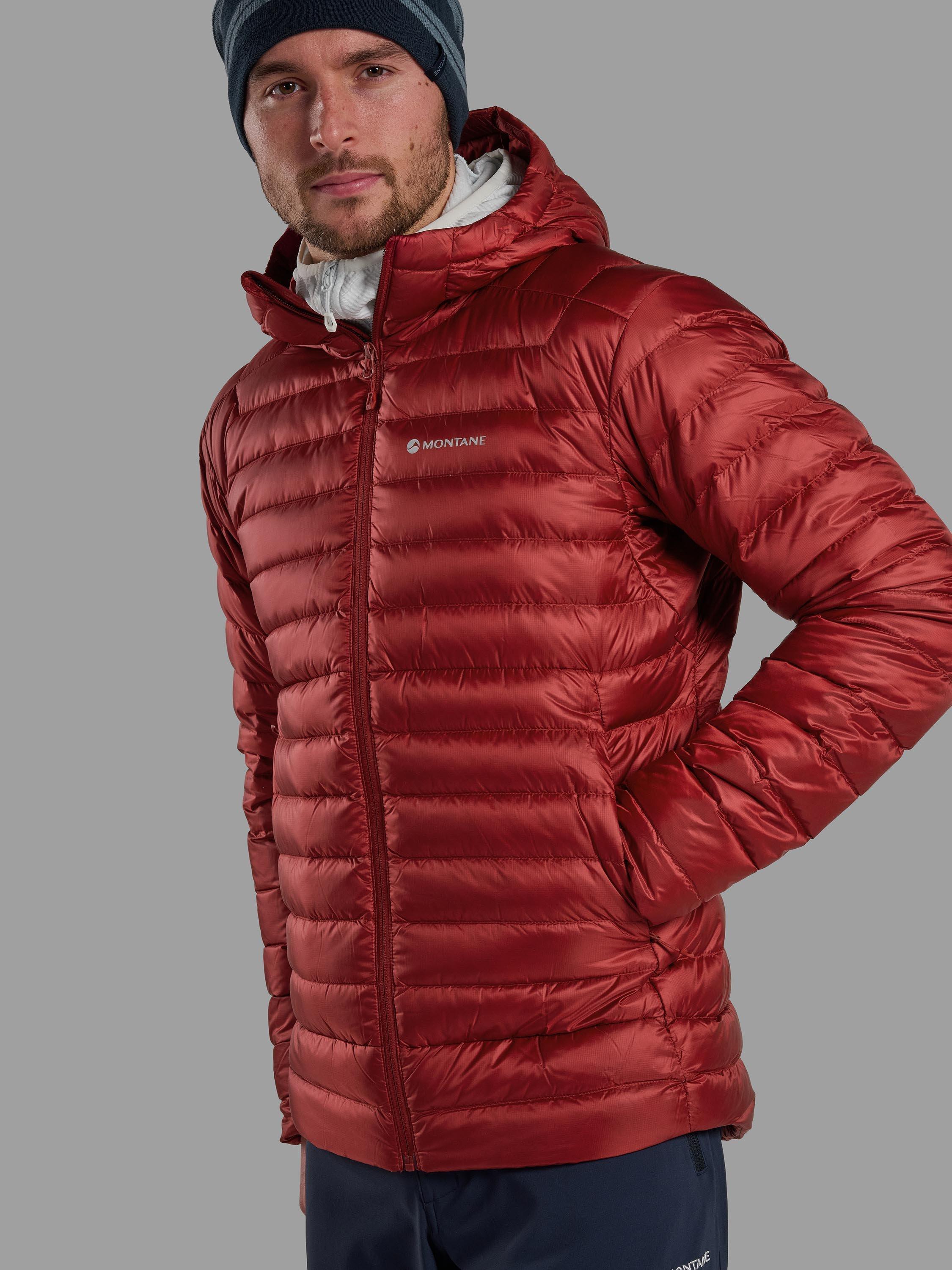 Product image 4 of 9, which shows Men's Anti Freeze Hooded Down Jacket, Dark Maple, S