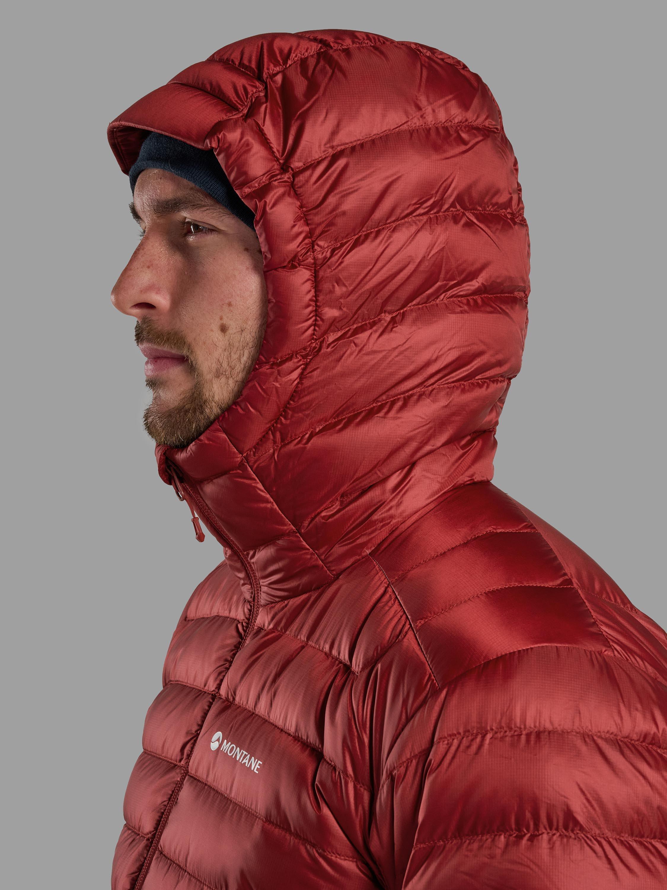 Product image 5 of 9, which shows Men's Anti Freeze Hooded Down Jacket, Dark Maple, S