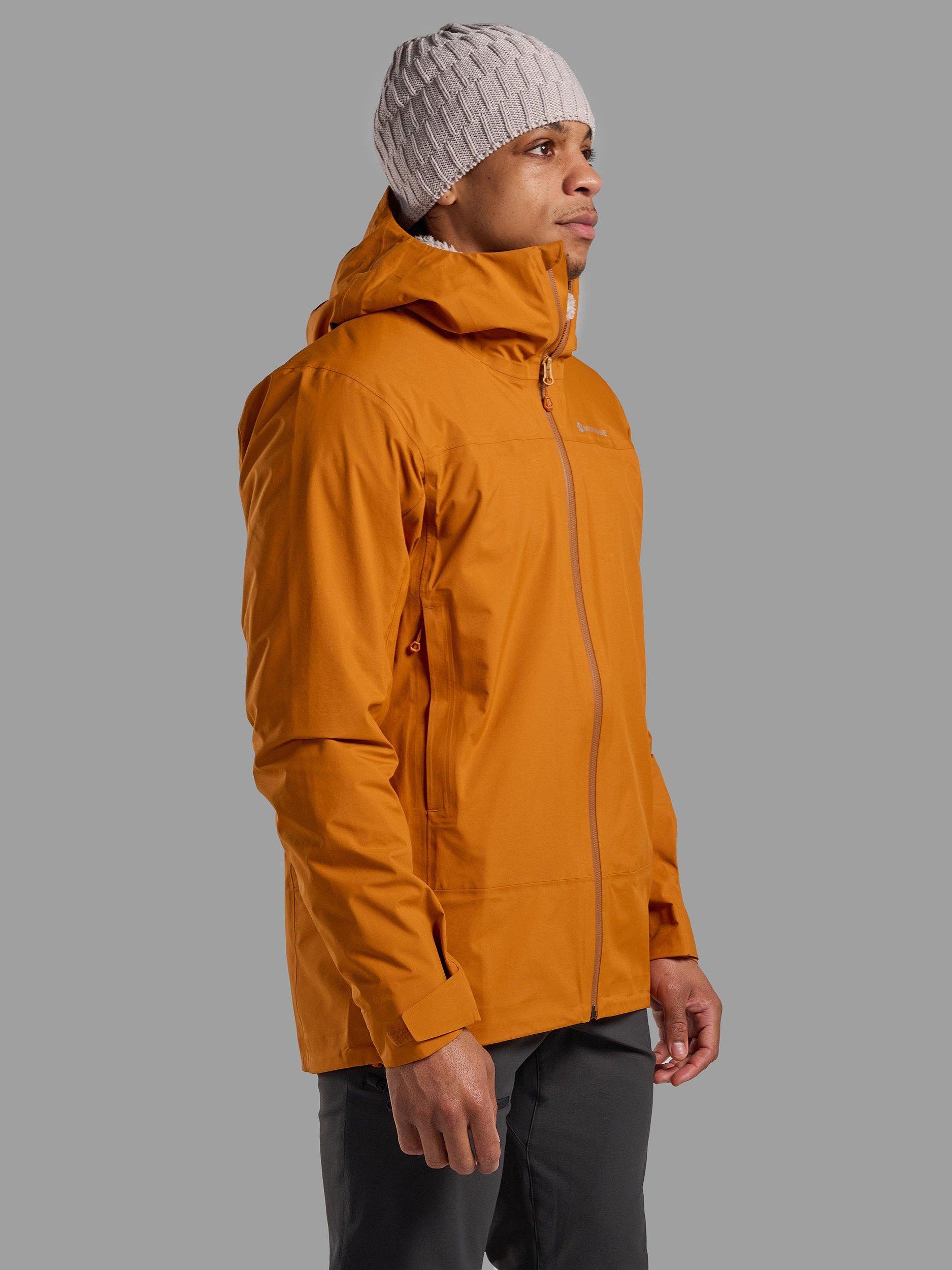 Product image 2 of 11, which shows Montane Men's Cetus Waterproof Jacket, Amber, S