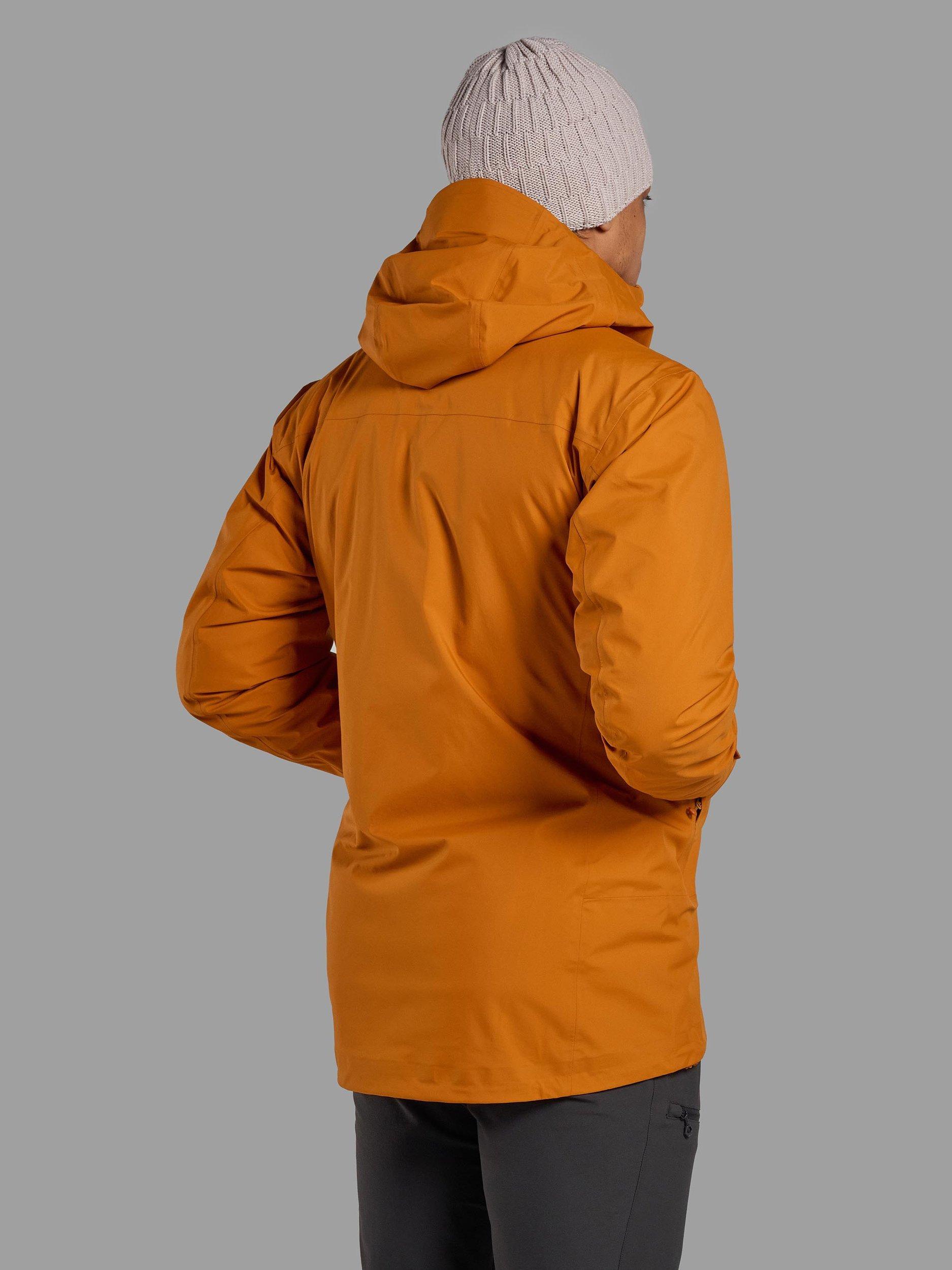 Product image 4 of 11, which shows Montane Men's Cetus Waterproof Jacket, Amber, S