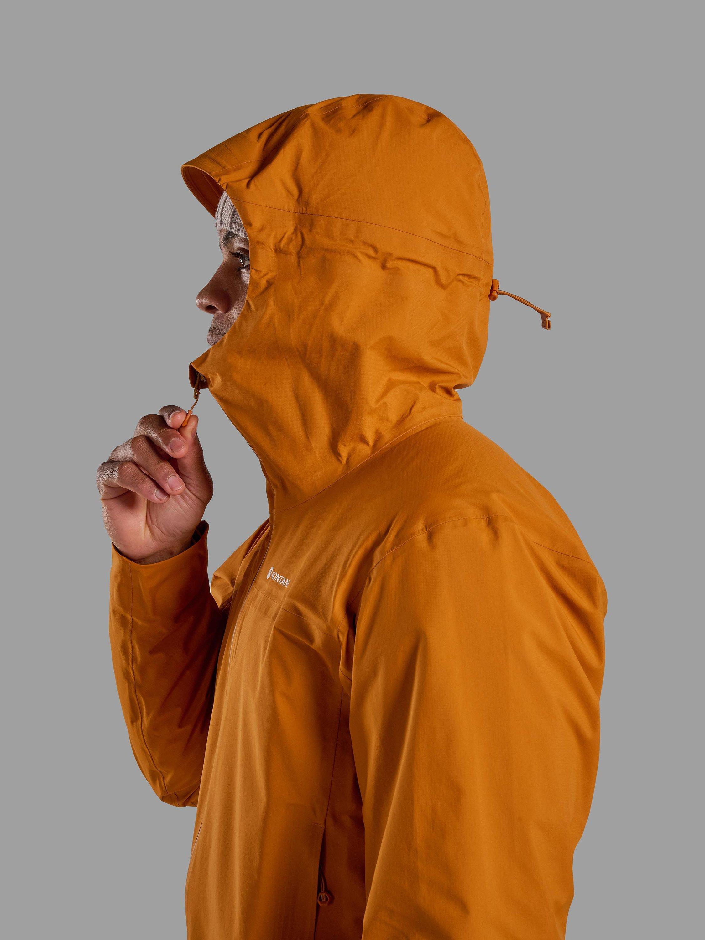 Product image 6 of 11, which shows Montane Men's Cetus Waterproof Jacket, Amber, S