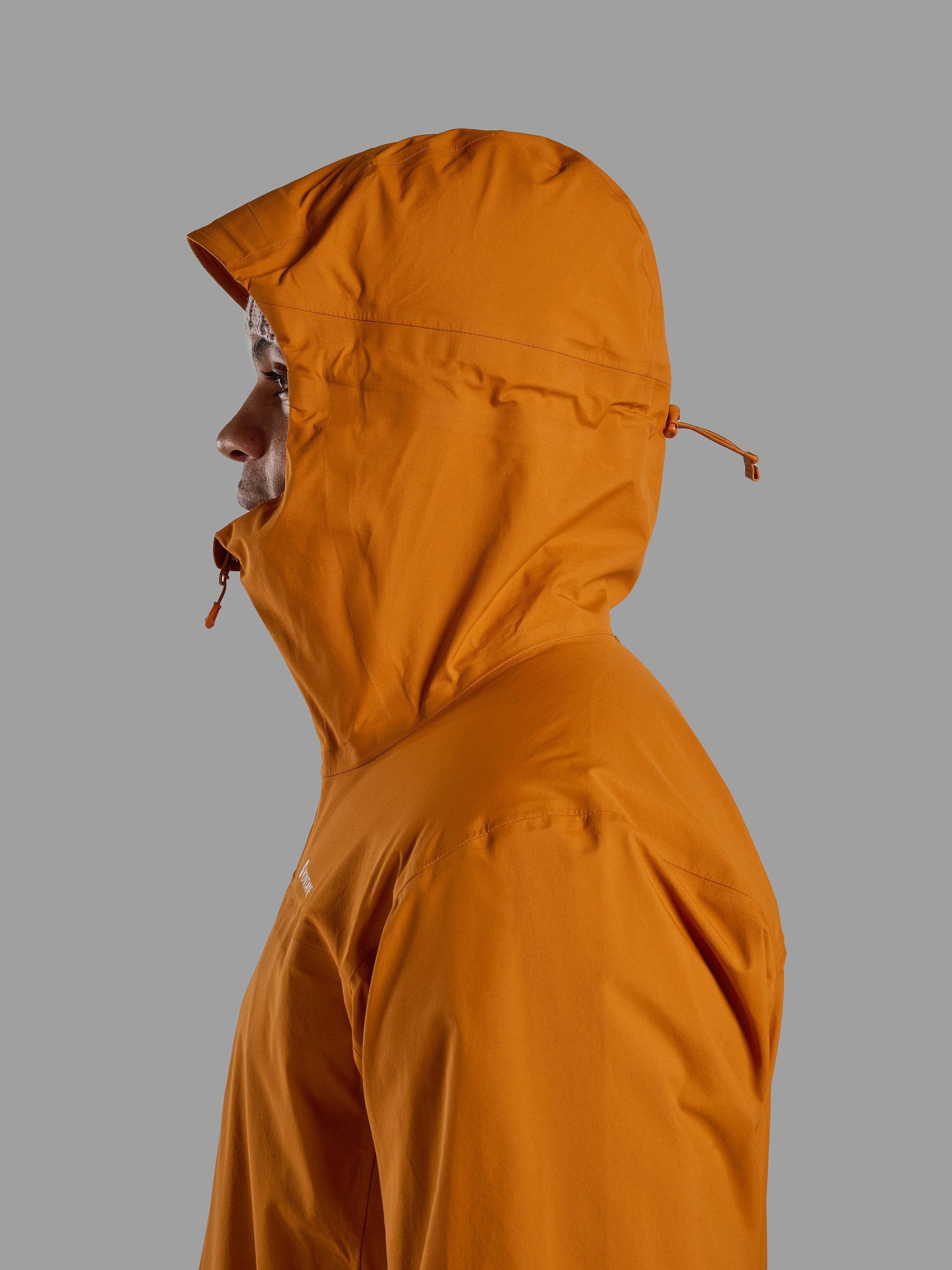 Product image 7 of 11, which shows Montane Men's Cetus Waterproof Jacket, Amber, S