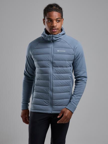 Montane Composite Insulated Hooded Jacket, Stone Blue