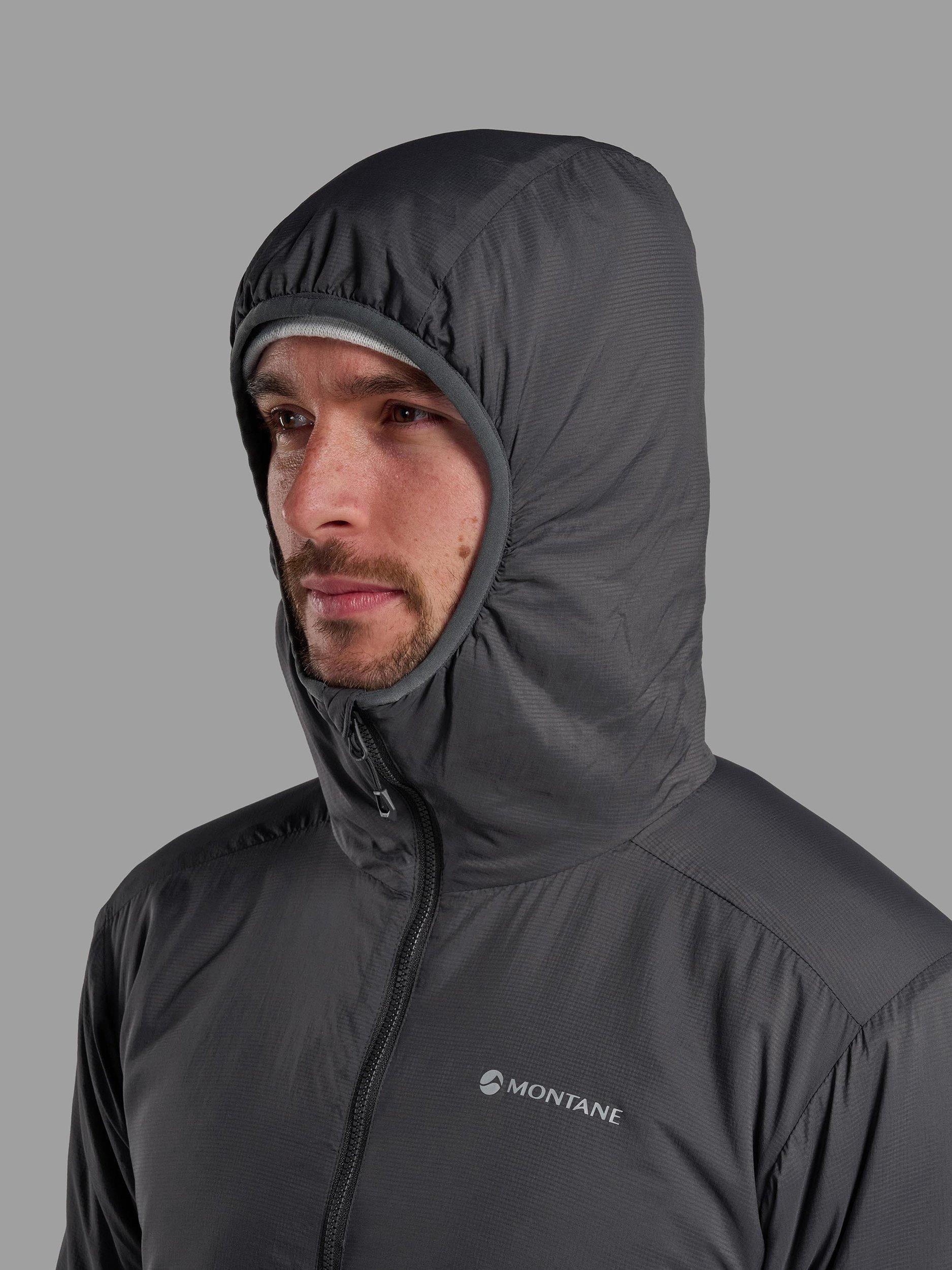 Product image 6 of 7, which shows Montane Sirocco Hooded Jacket, Midnight Grey, S