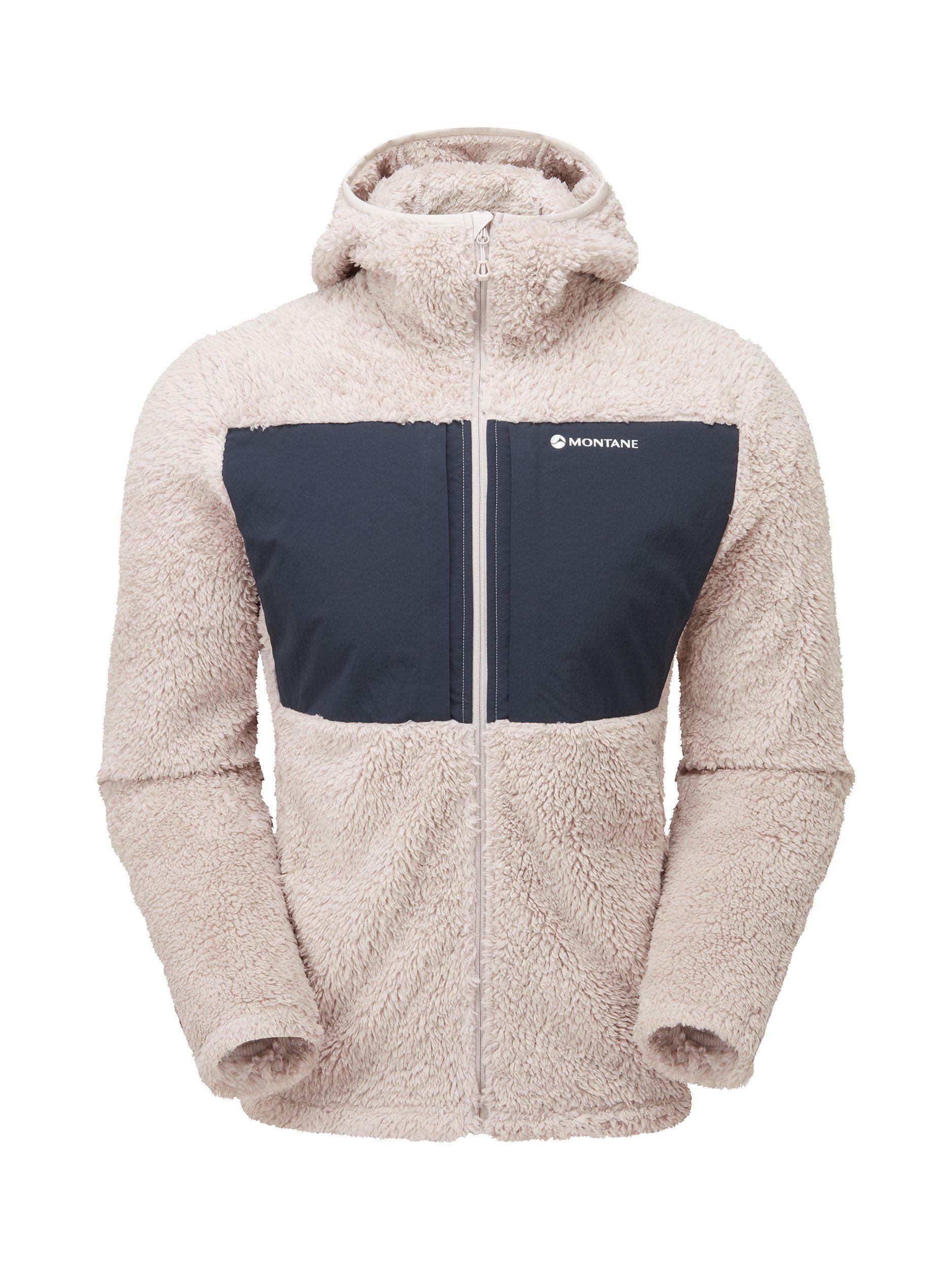 Product image 3 of 11, which shows Montane Caldus XT Fleece Hooded Jacket, Oyster, S