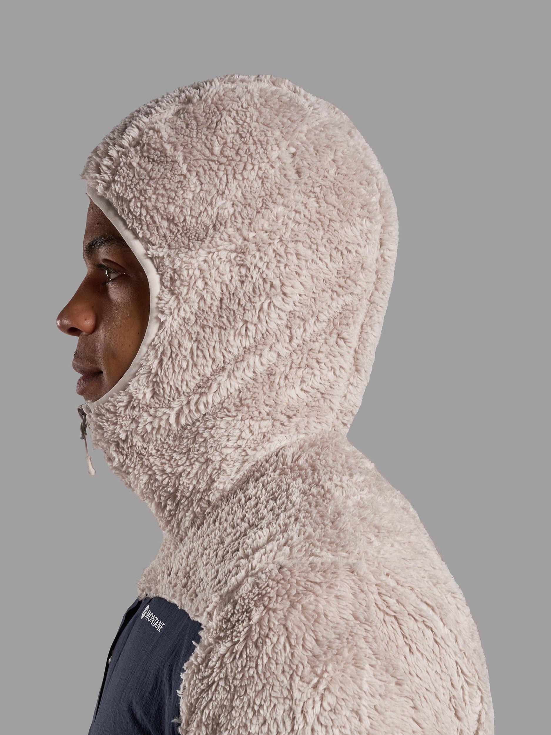 Product image 5 of 11, which shows Montane Caldus XT Fleece Hooded Jacket, Oyster, S