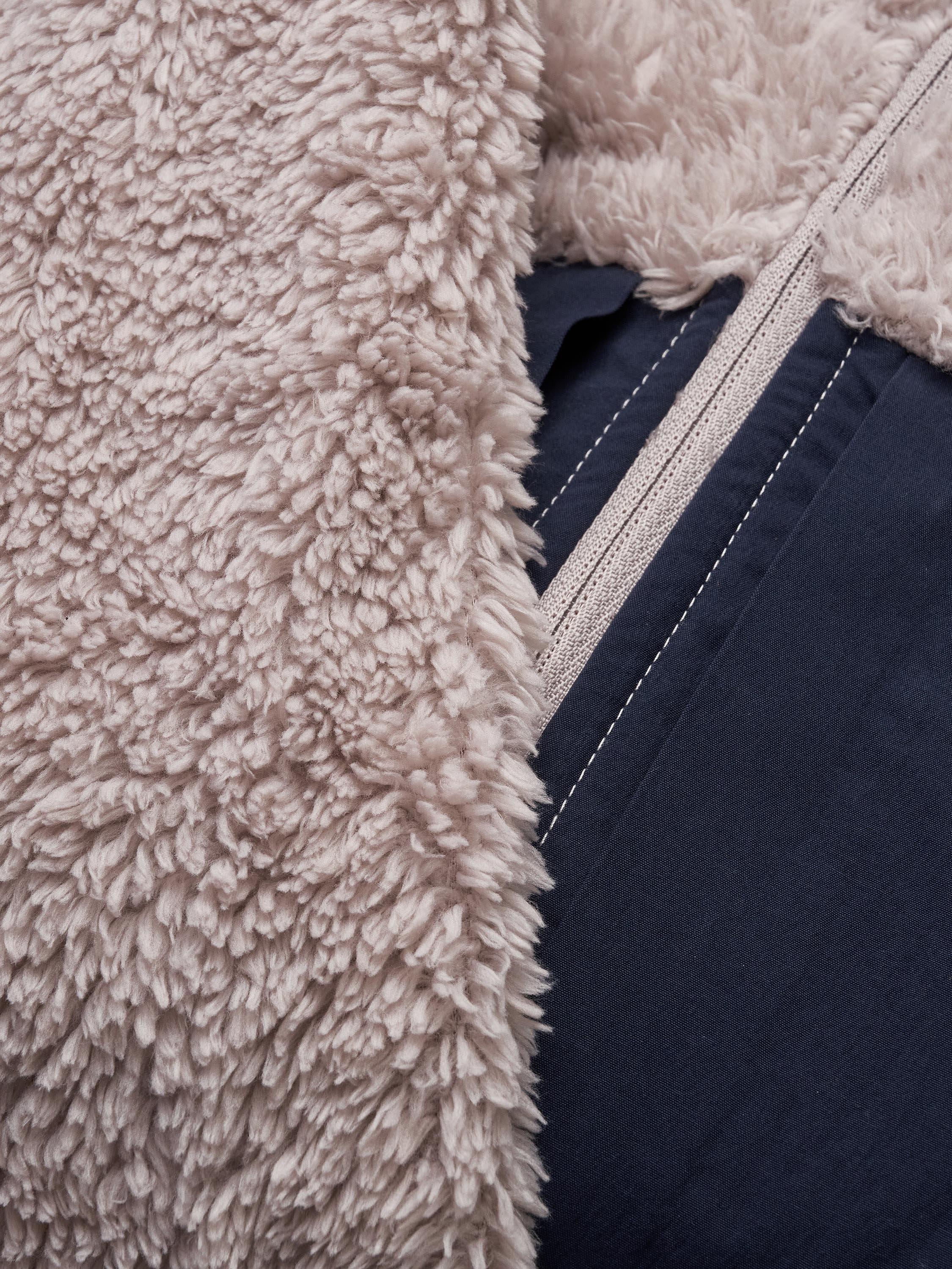 Product image 7 of 11, which shows Montane Caldus XT Fleece Hooded Jacket, Oyster, S