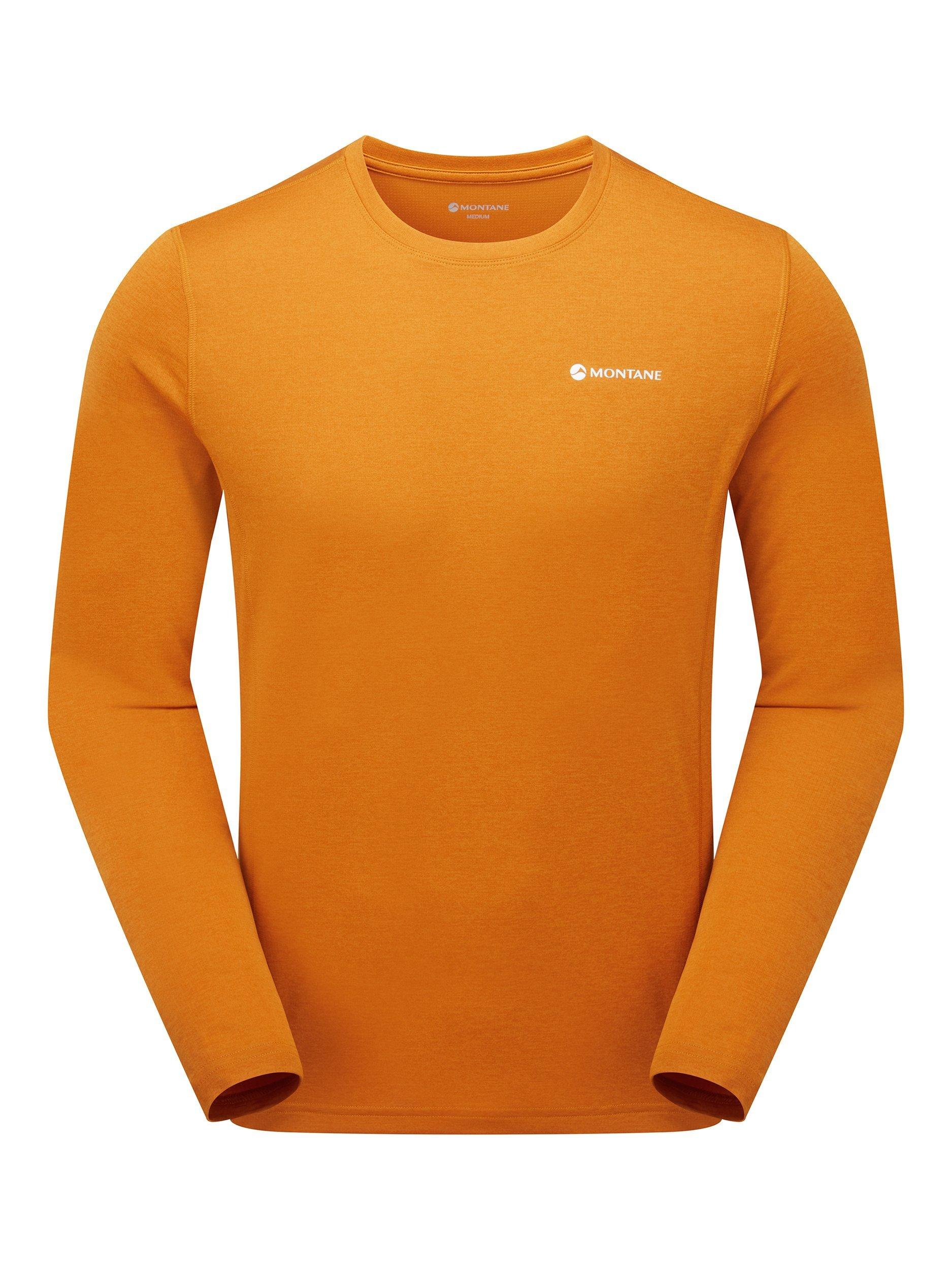 Product image 3 of 3, which shows Montane Dart Long Sleeve T-Shirt, Amber, XS