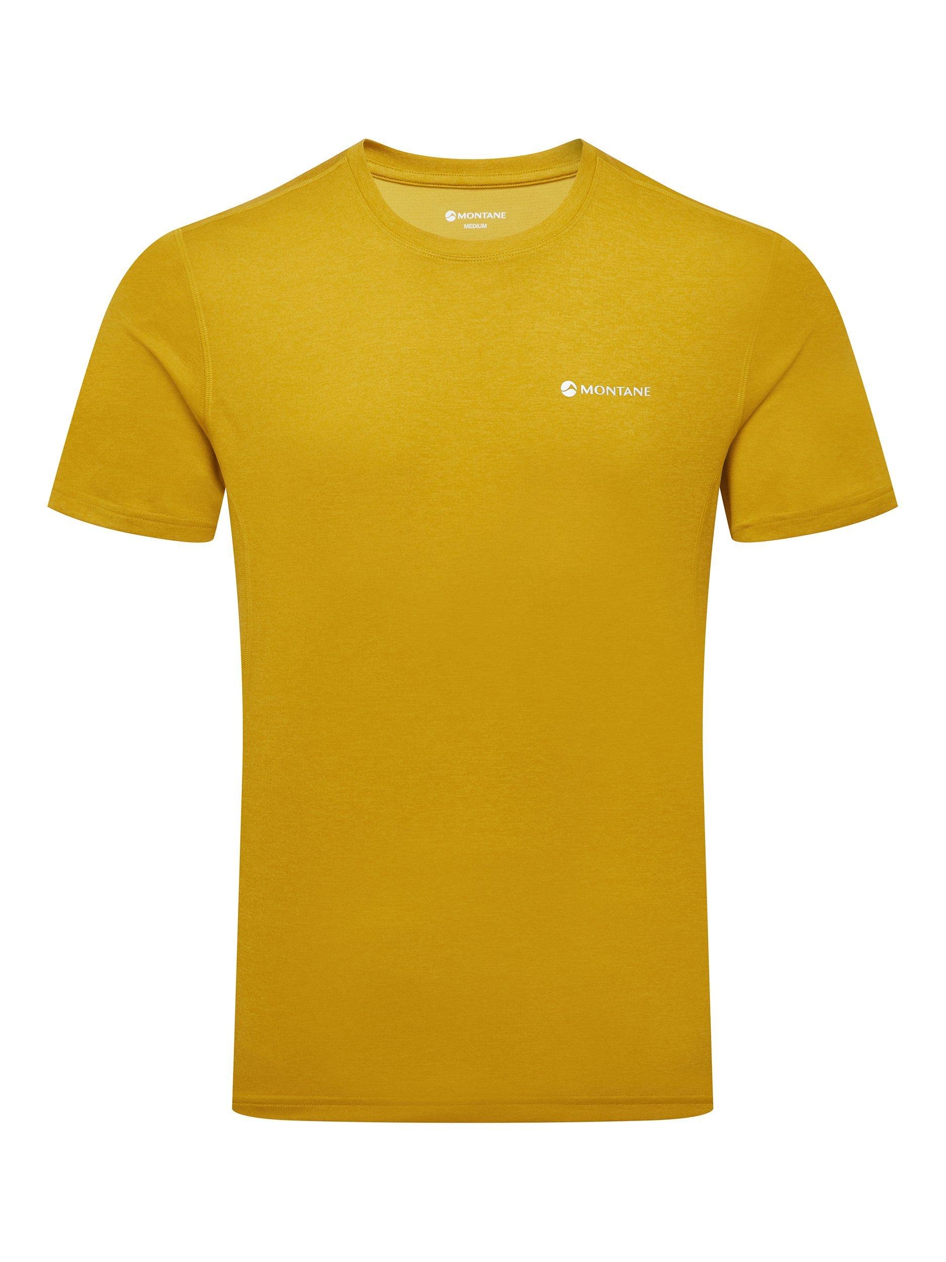 Product image 3 of 3, which shows Montane Dart Short Sleeve T-Shirt, Ginkgo Gold, XS