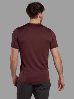 Montane Dart Short Sleeve T-Shirt - view 2, Dark Garnet
