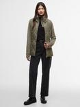 Barbour International Kya Quilted Sweatshirt, Dusky Khaki