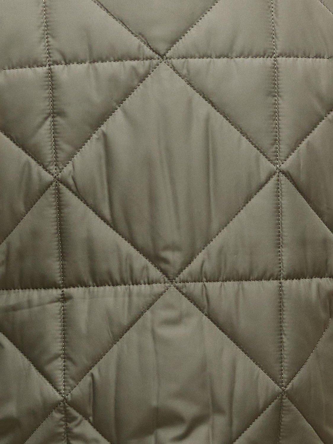 Product image 6 of 7, which shows Barbour International Kya Quilted Sweatshirt, Dusky Khaki, 8