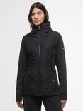 Barbour International Kya Quilted Sweatshirt, Black