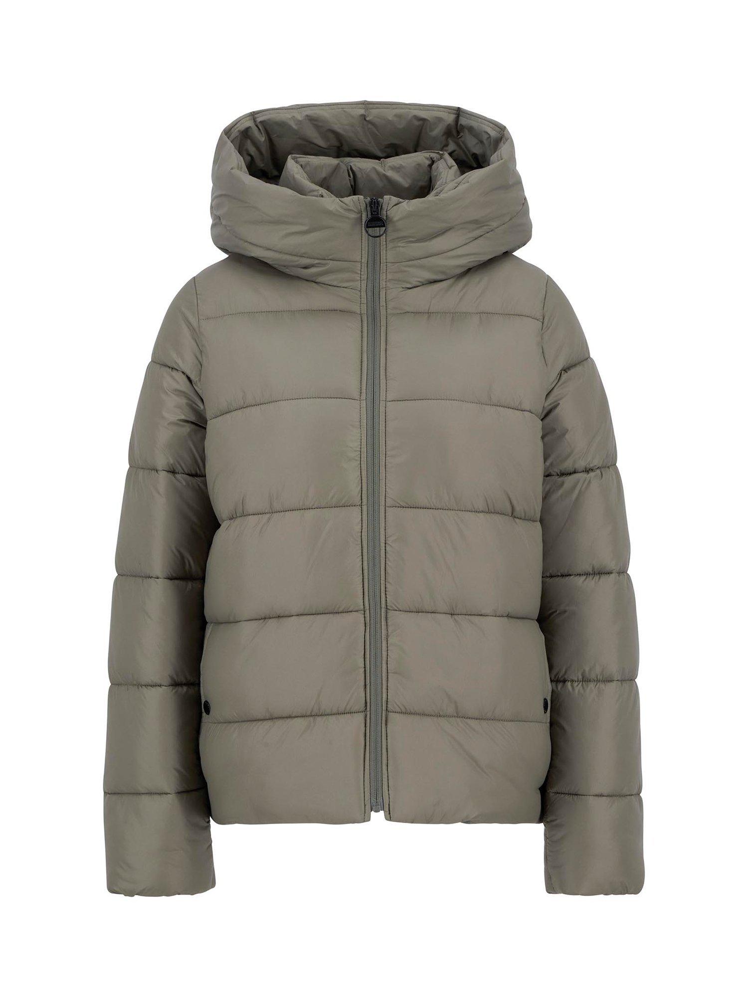 Product image 4 of 8, which shows Barbour International Olivios Puffer Jacket, Dusky Khaki, 10