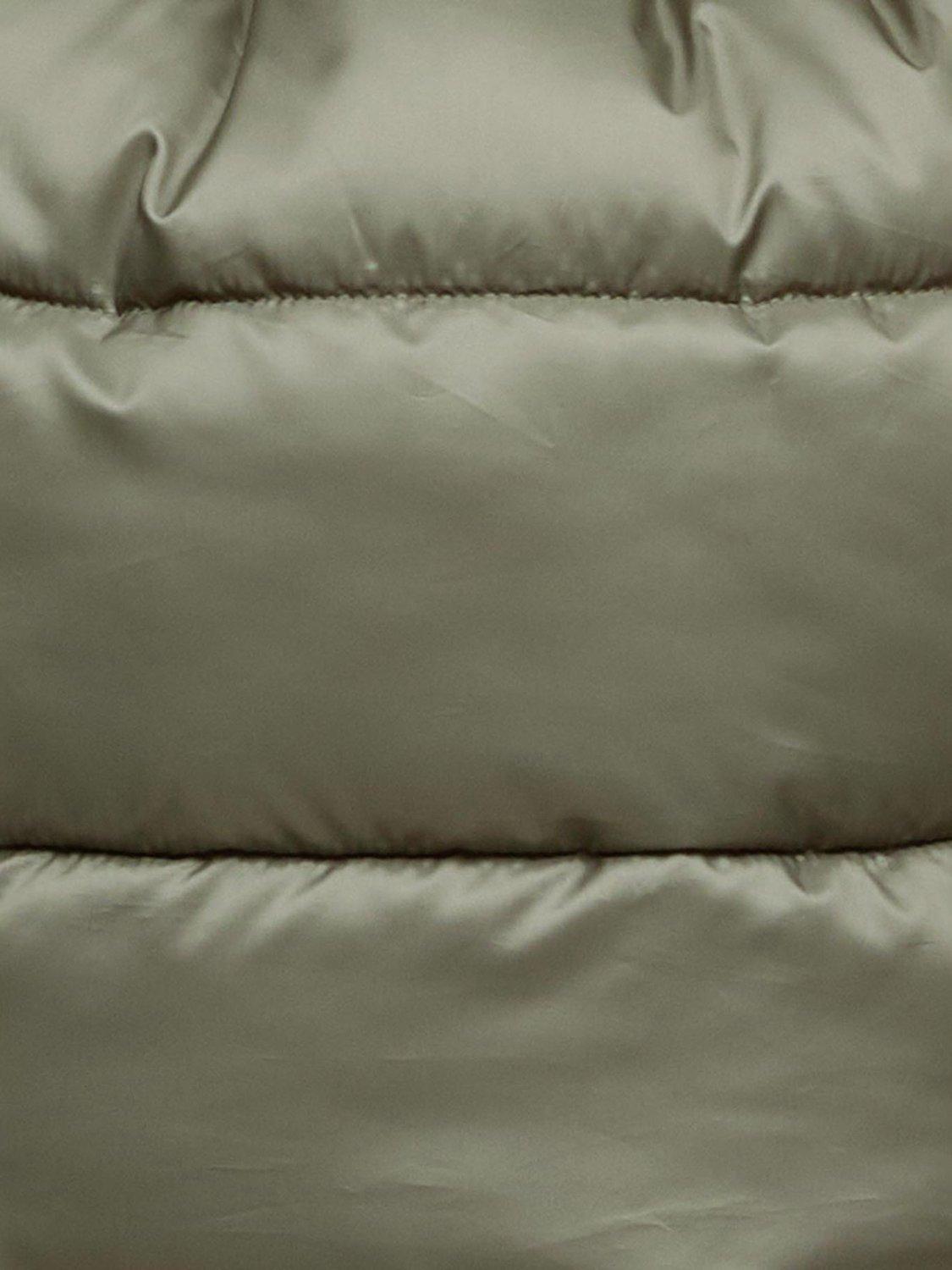Product image 7 of 8, which shows Barbour International Track Line Puffer Jacket, Dusky Khaki/Jasmine, 8