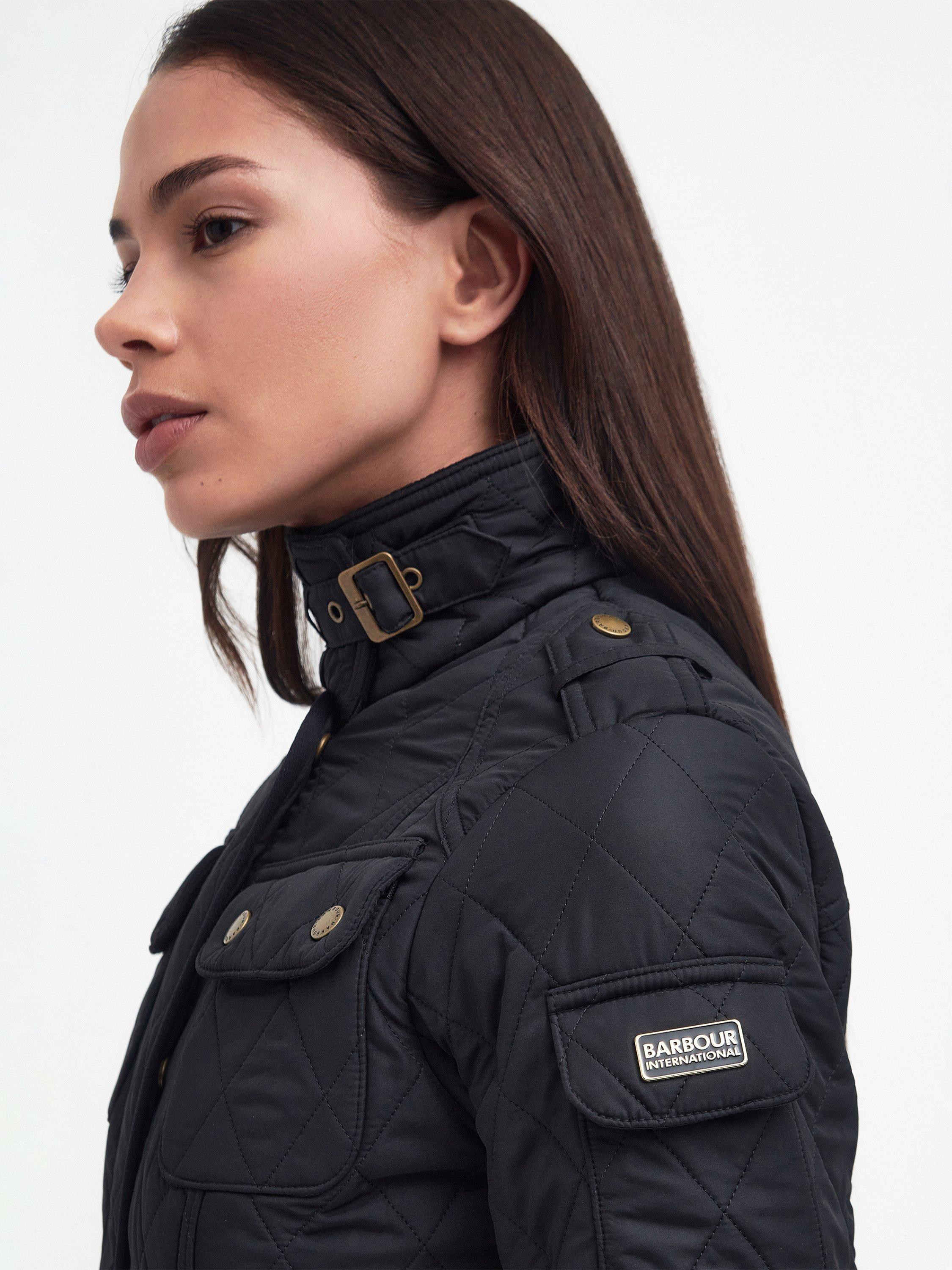 Product image 11 of 11, which shows Barbour International Tourer Polarquilt Jacket, Black, 18
