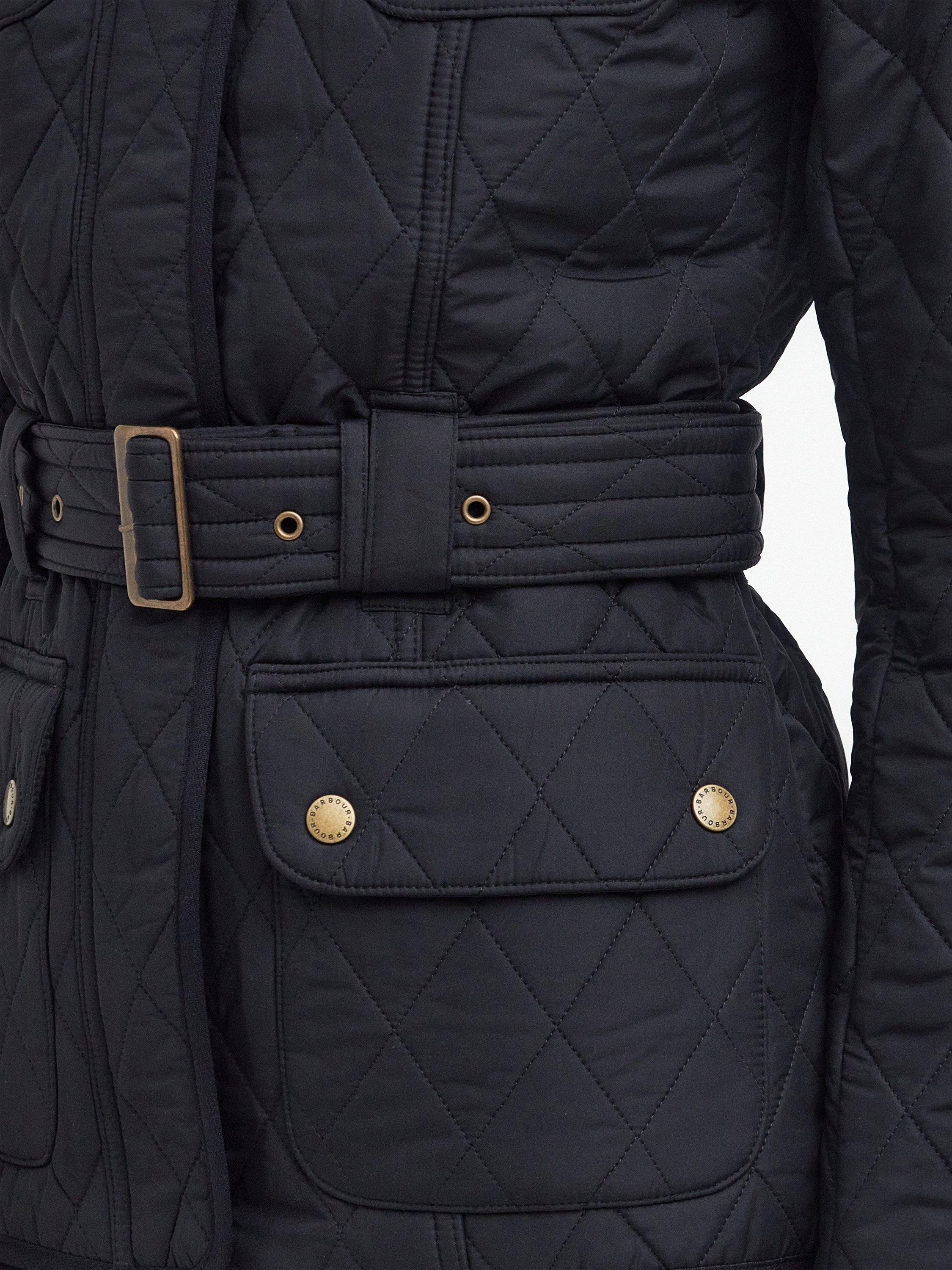Product image 8 of 11, which shows Barbour International Tourer Polarquilt Jacket, Black, 18