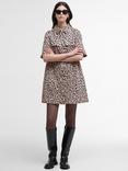 Barbour International Harley Animal Print Mini Dress, Multi
