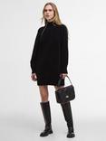 Barbour International Saskia Knit Midi Dress, Black