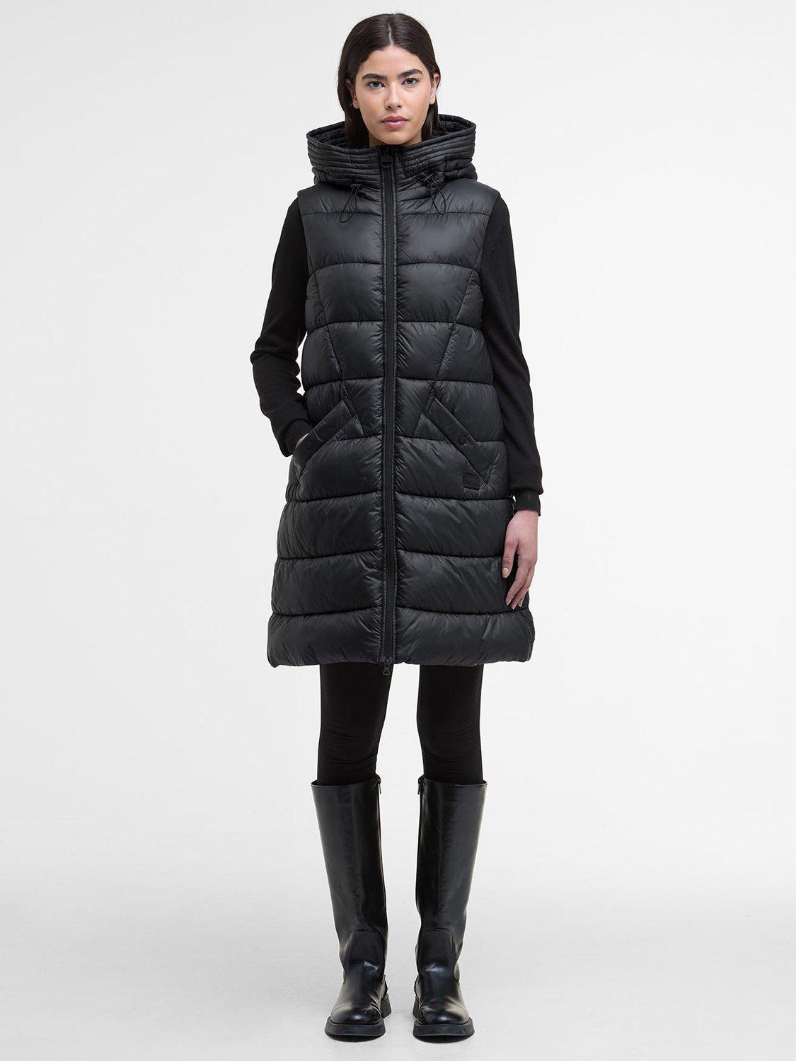 Barbour International Cecilla Quilted Gilet, Black