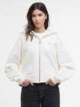 Barbour International Lana Zip Hoodie, Off White