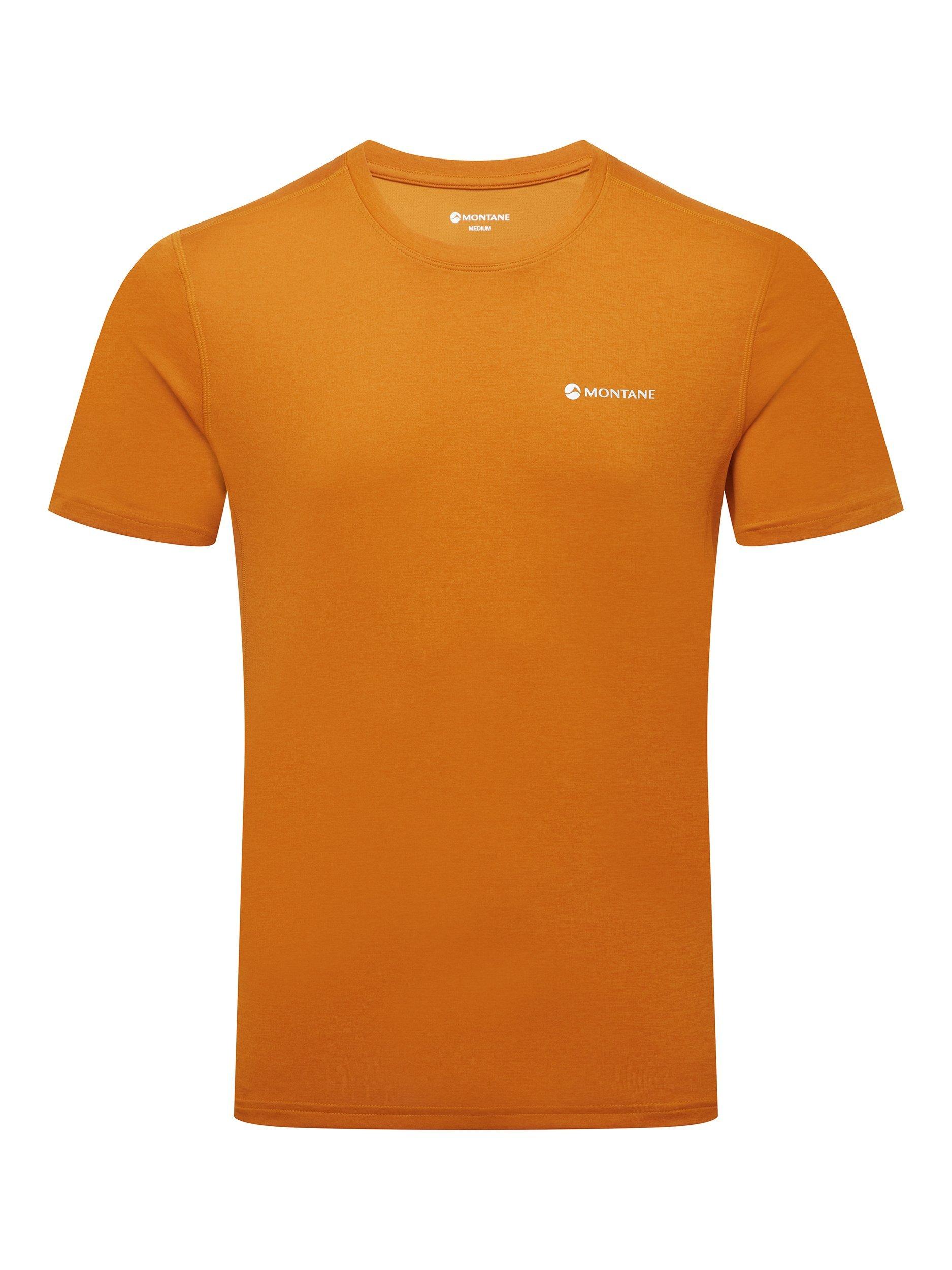 Product image 3 of 3, which shows Montane Dart Short Sleeve T-Shirt, Amber, XS