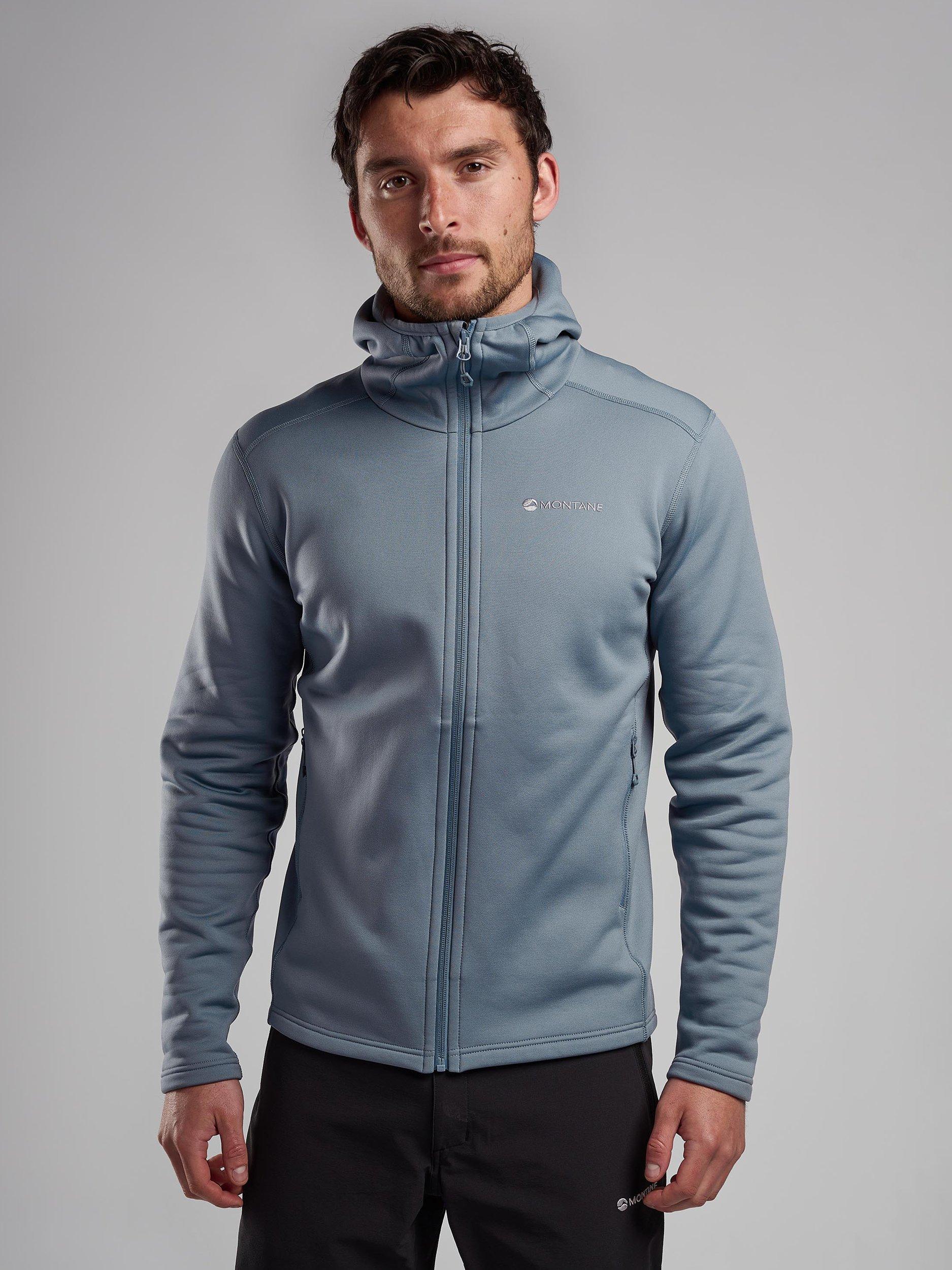 Product image 1 of 6, which shows Montane Fury Full Zip Fleece, Stone Blue, S
