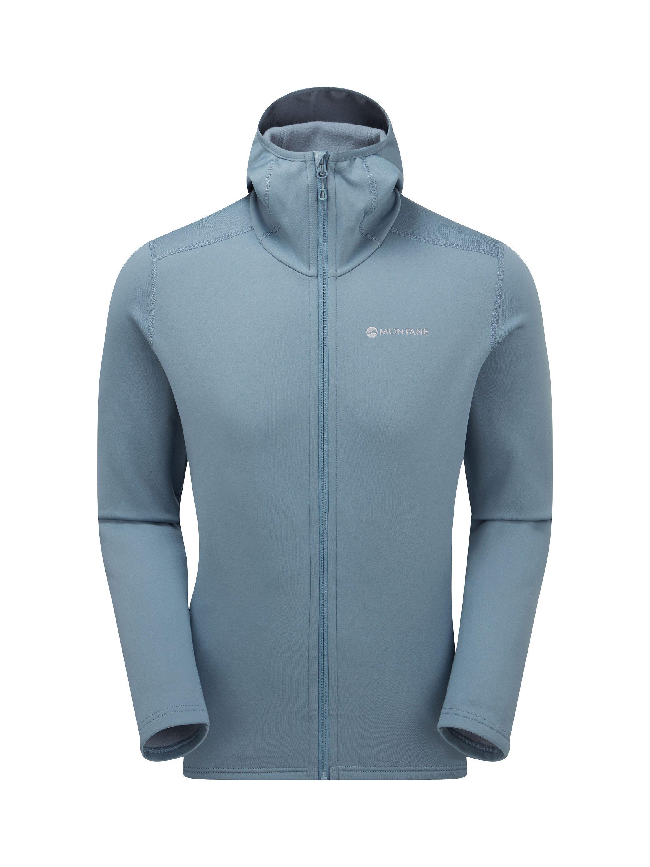 Product image 3 of 6, which shows Montane Fury Full Zip Fleece, Stone Blue, S