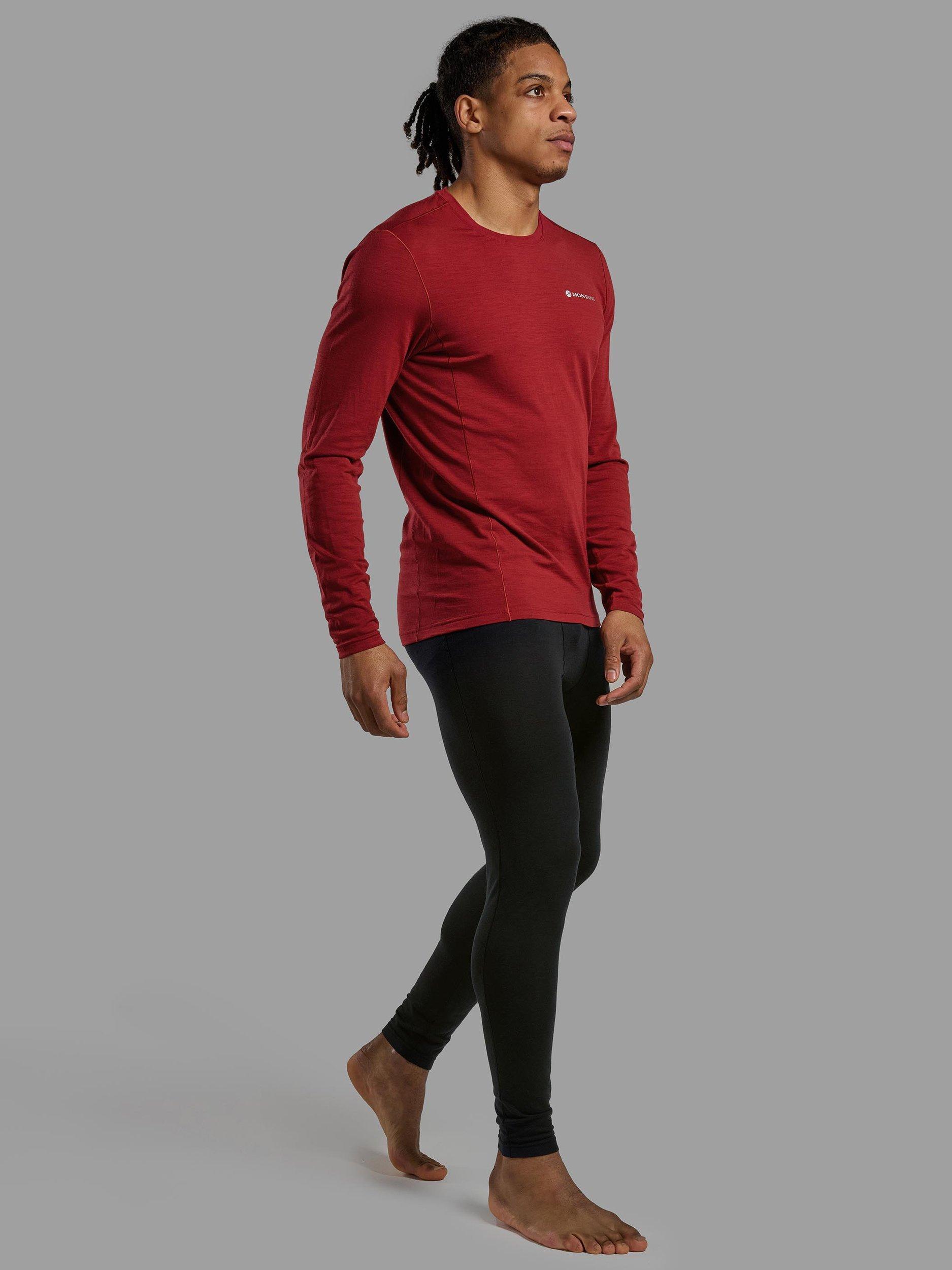 Product image 4 of 5, which shows Montane Malli Long Sleeve T-Shirt, Dark Maple, M