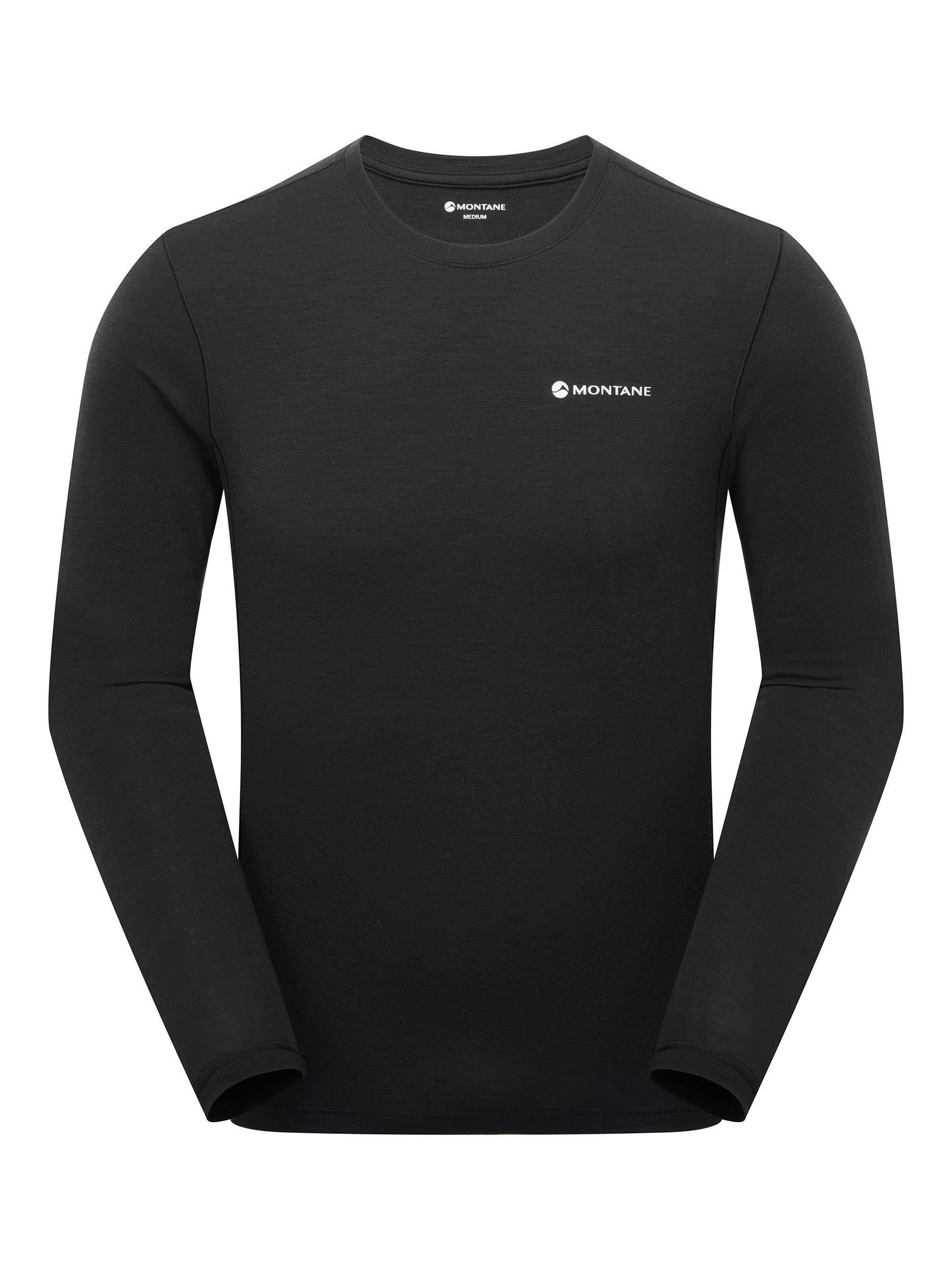 Product image 3 of 5, which shows Montane Malli Long Sleeve T-Shirt, Black, S