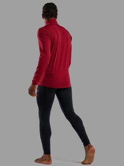 Montane Malli Long Sleeve Zip T-Shirt - view 2, Dark Maple