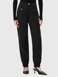 AllSaints Val Utility Tapered Trousers, Dark Blue