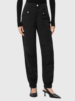 AllSaints Val Utility Tapered Trousers, Dark Blue, Dark Blue