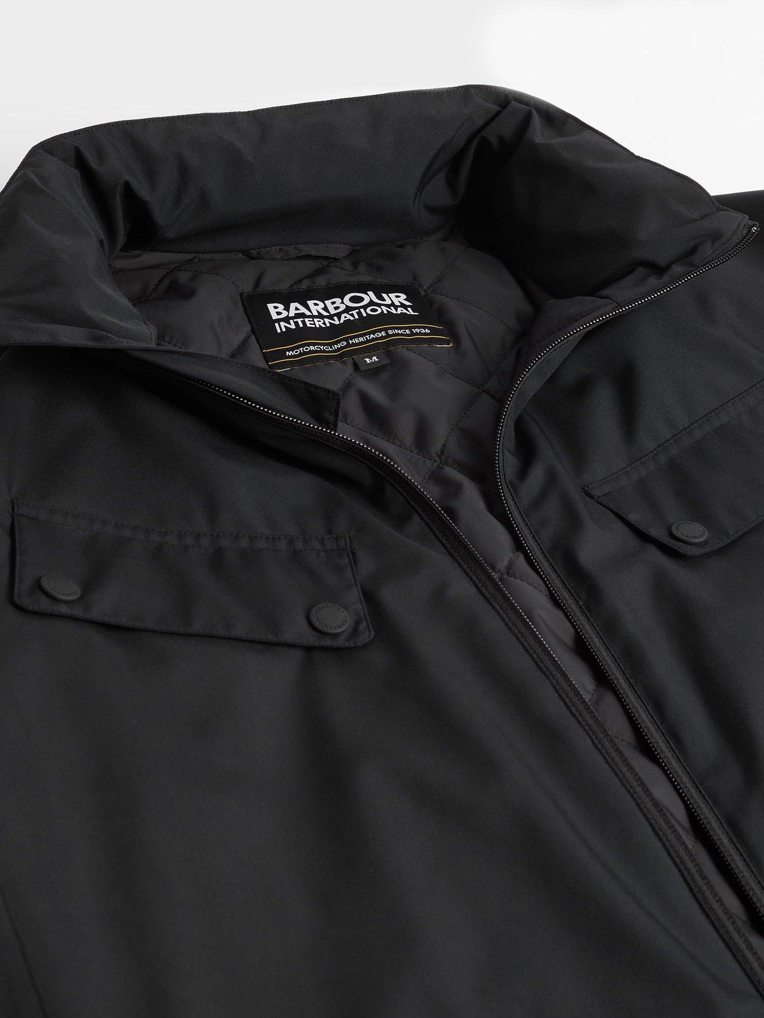 Product image 2 of 6, which shows Barbour International Alver Showerproof Jacket, Black, L