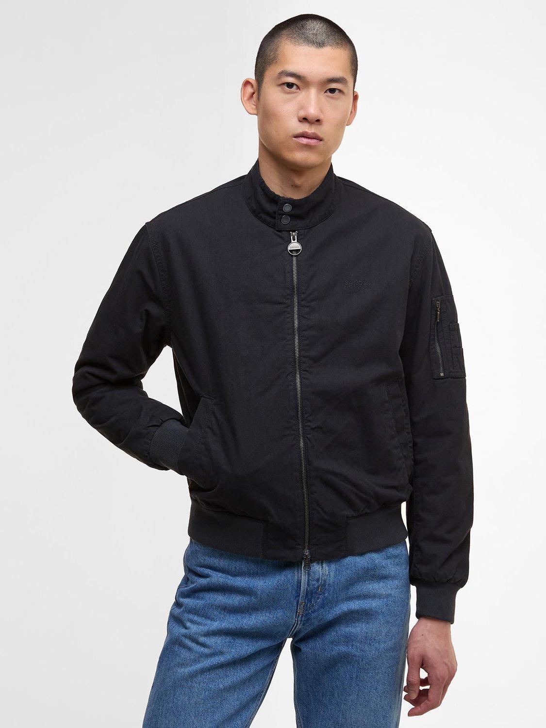 Product image 1 of 6, which shows Barbour International Denton Casual Jacket, Black, XXL