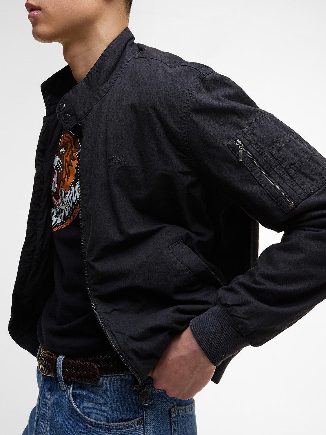 Product image 3 of 6, which shows Barbour International Denton Casual Jacket, Black, XXL
