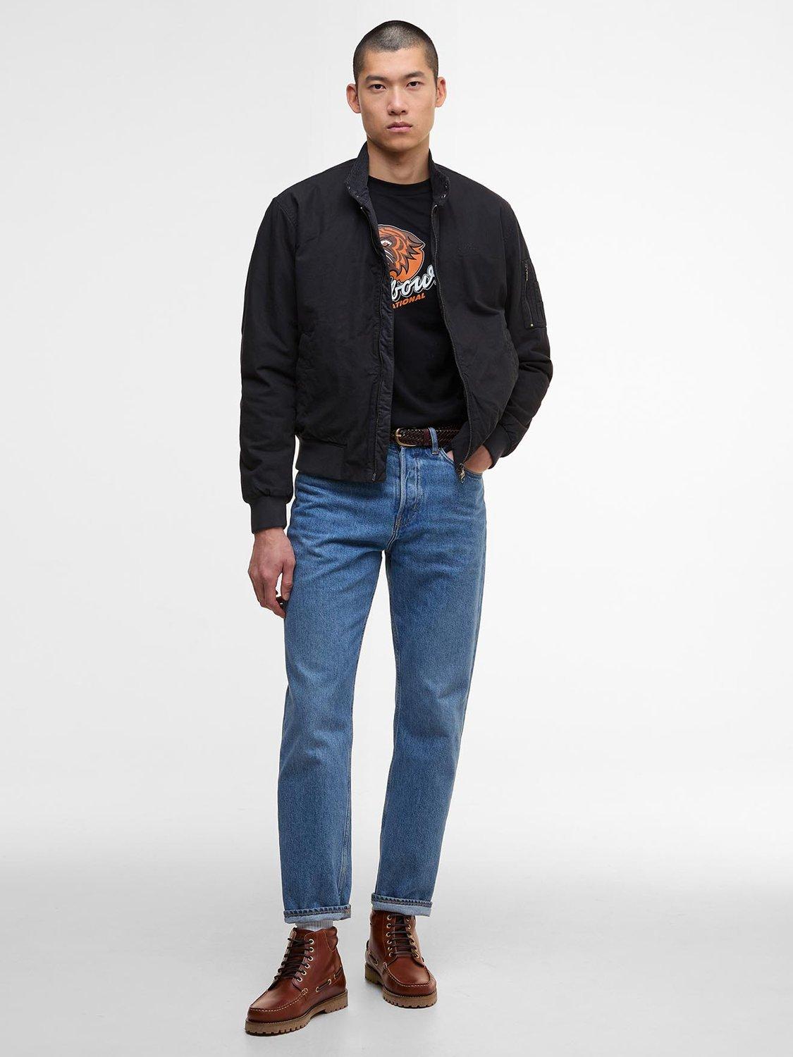 Product image 5 of 6, which shows Barbour International Denton Casual Jacket, Black, XXL