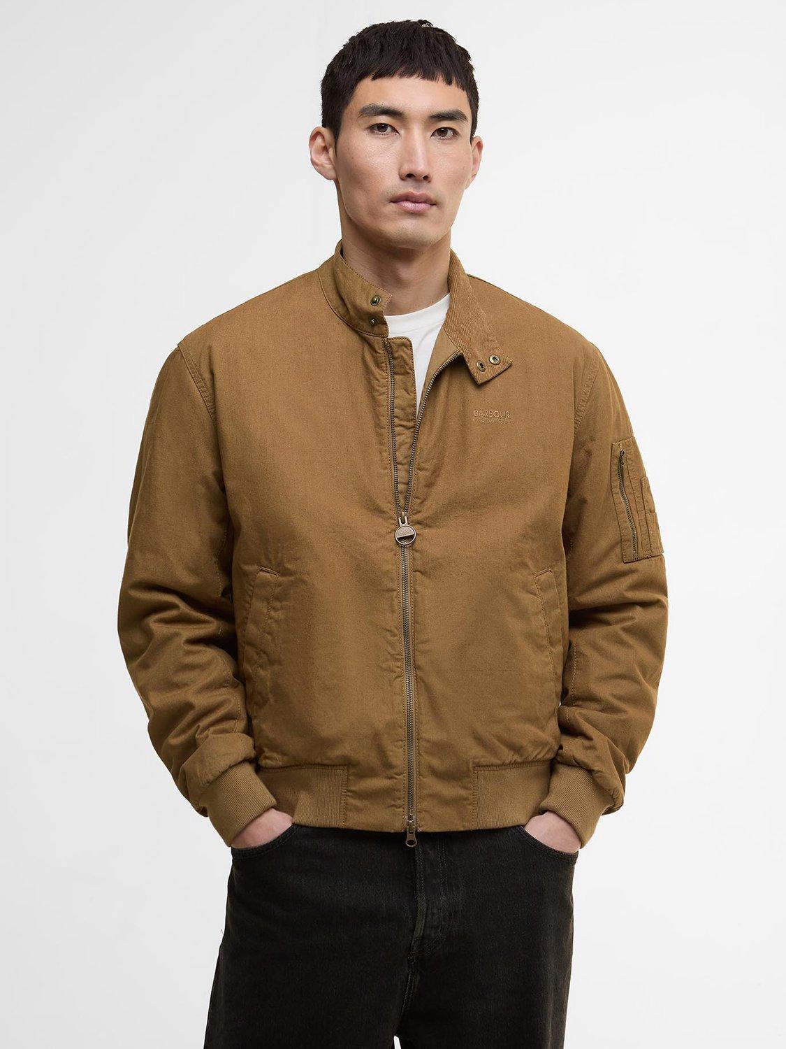 Product image 1 of 5, which shows Barbour International Denton Casual Jacket, Sandstone, S