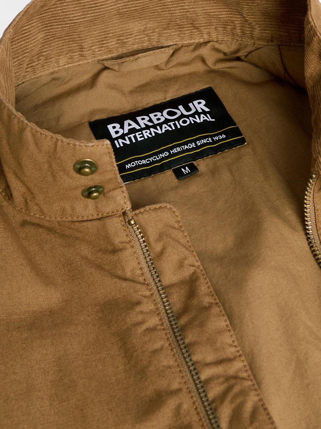 Product image 4 of 5, which shows Barbour International Denton Casual Jacket, Sandstone, S