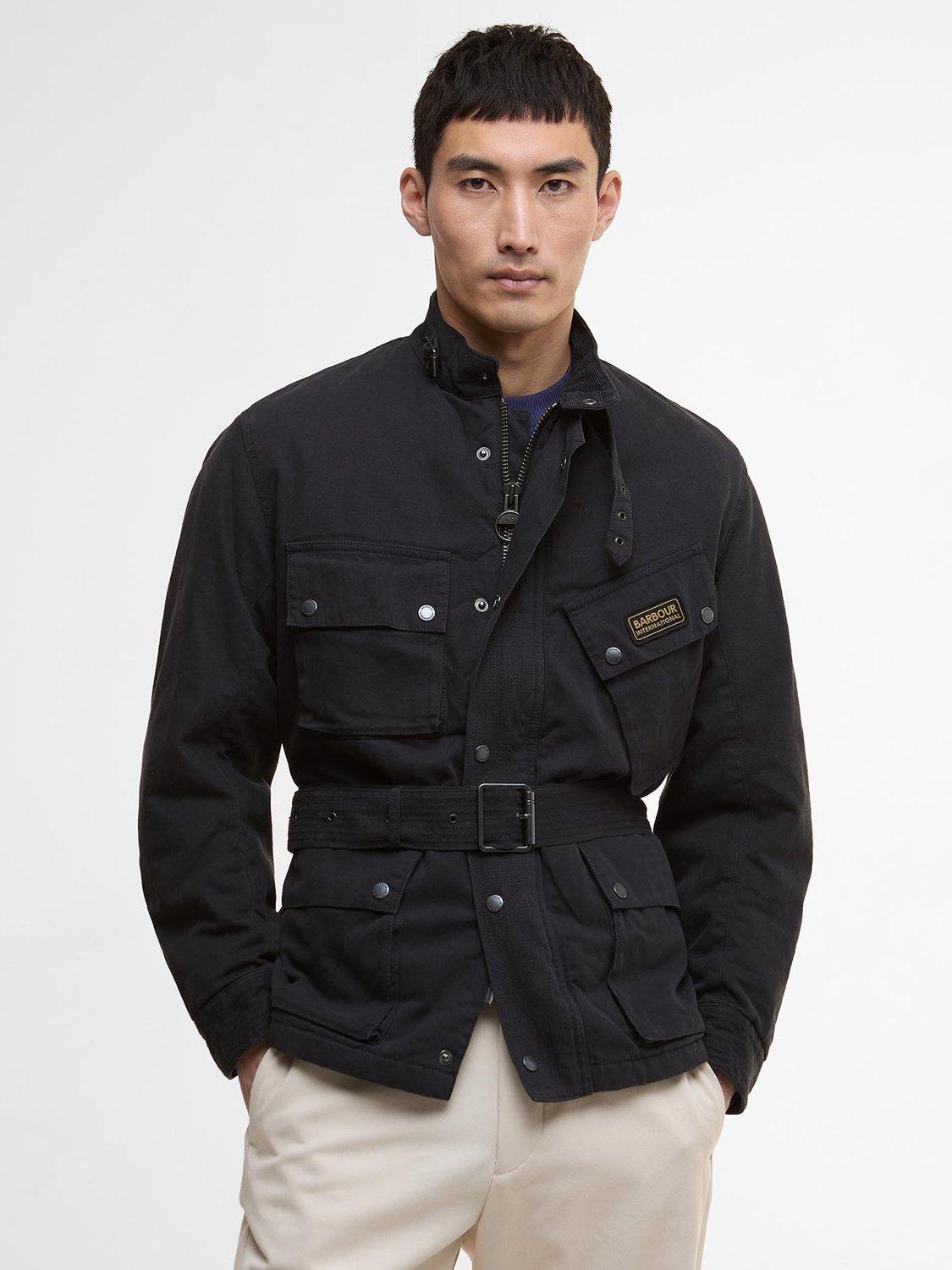 Product image 1 of 7, which shows Barbour International A7 Casual Jacket, Black, L