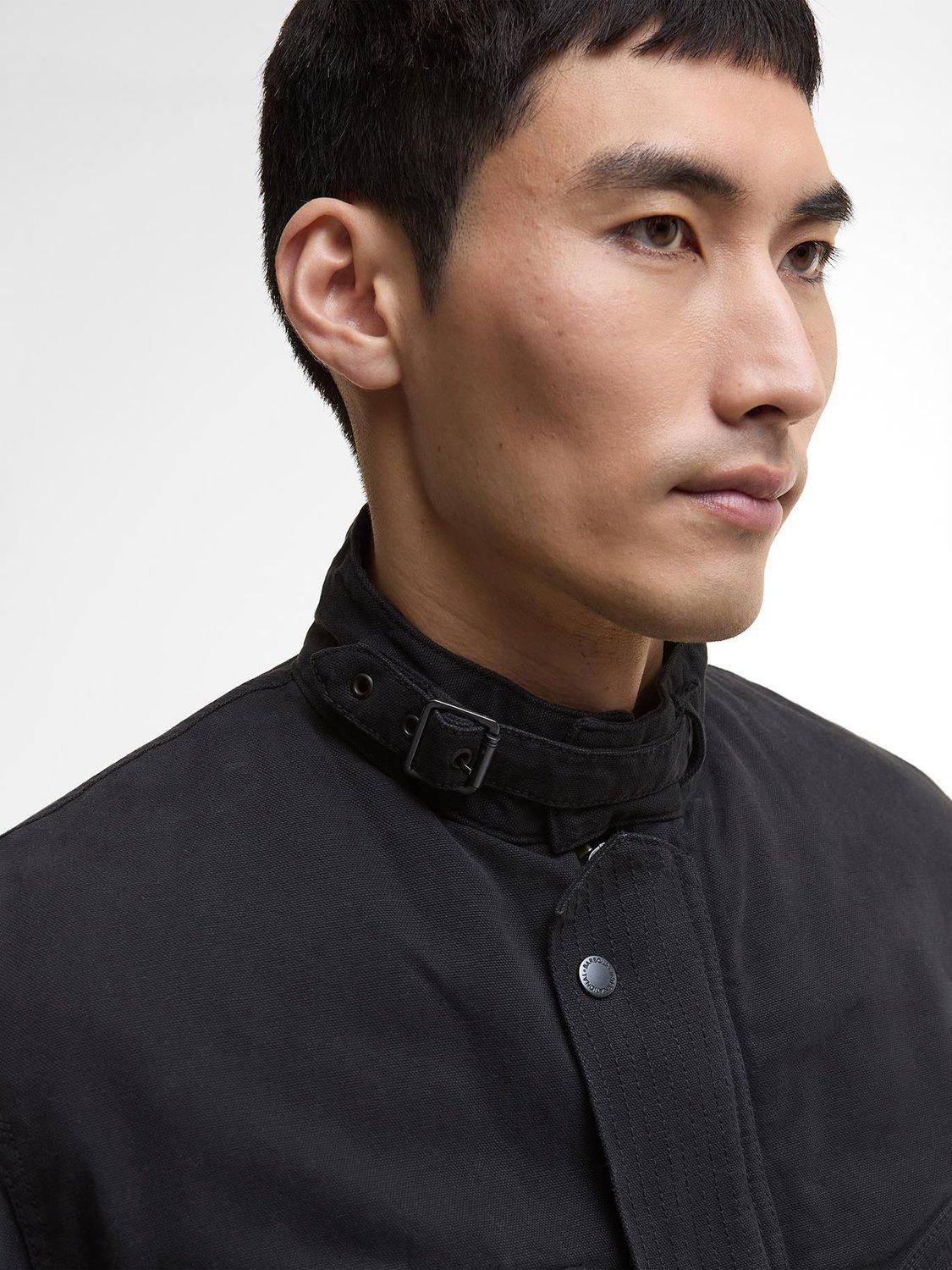 Product image 4 of 7, which shows Barbour International A7 Casual Jacket, Black, L