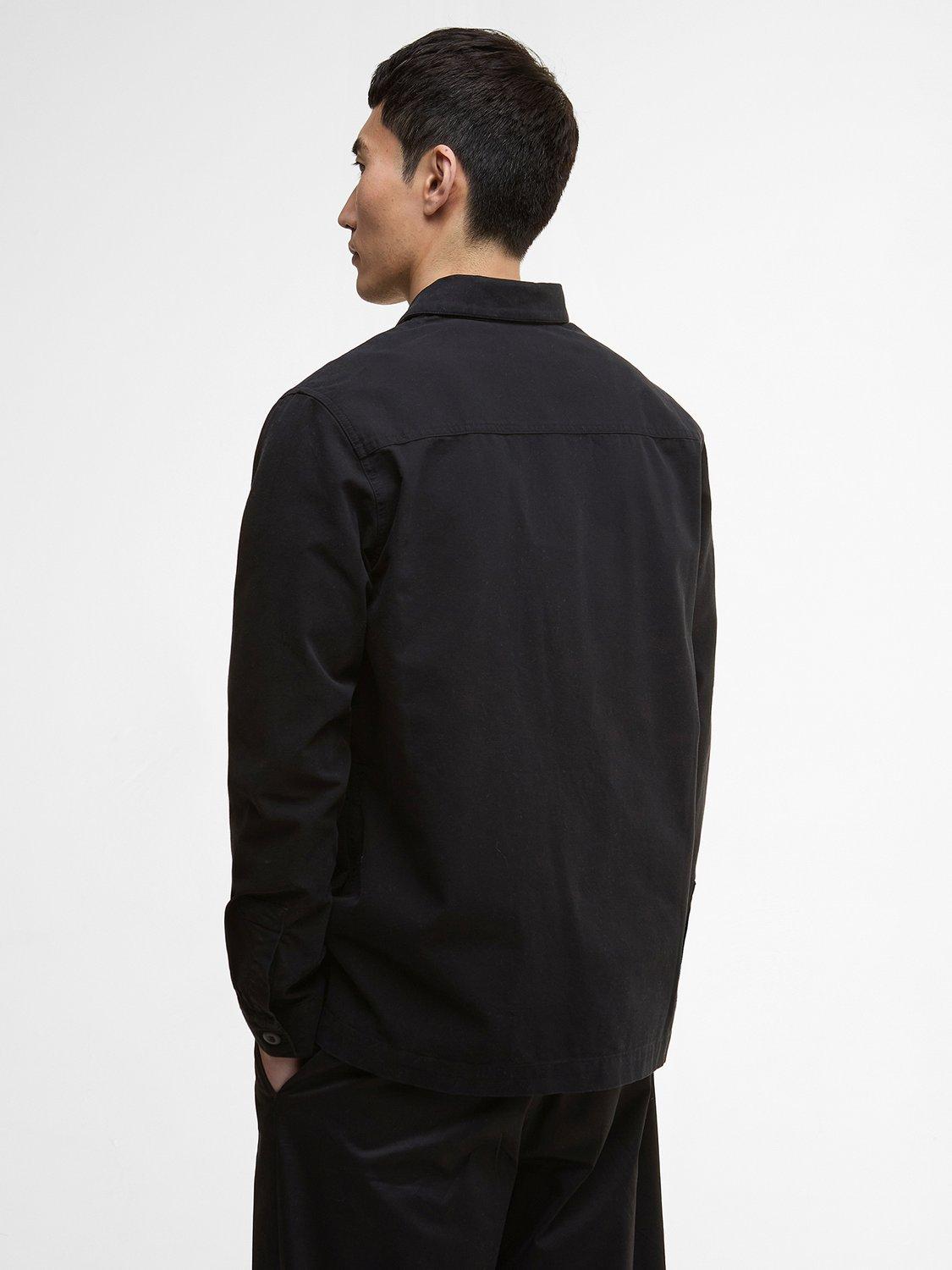 Product image 2 of 6, which shows Barbour International Jacks Overshirt, Black, L